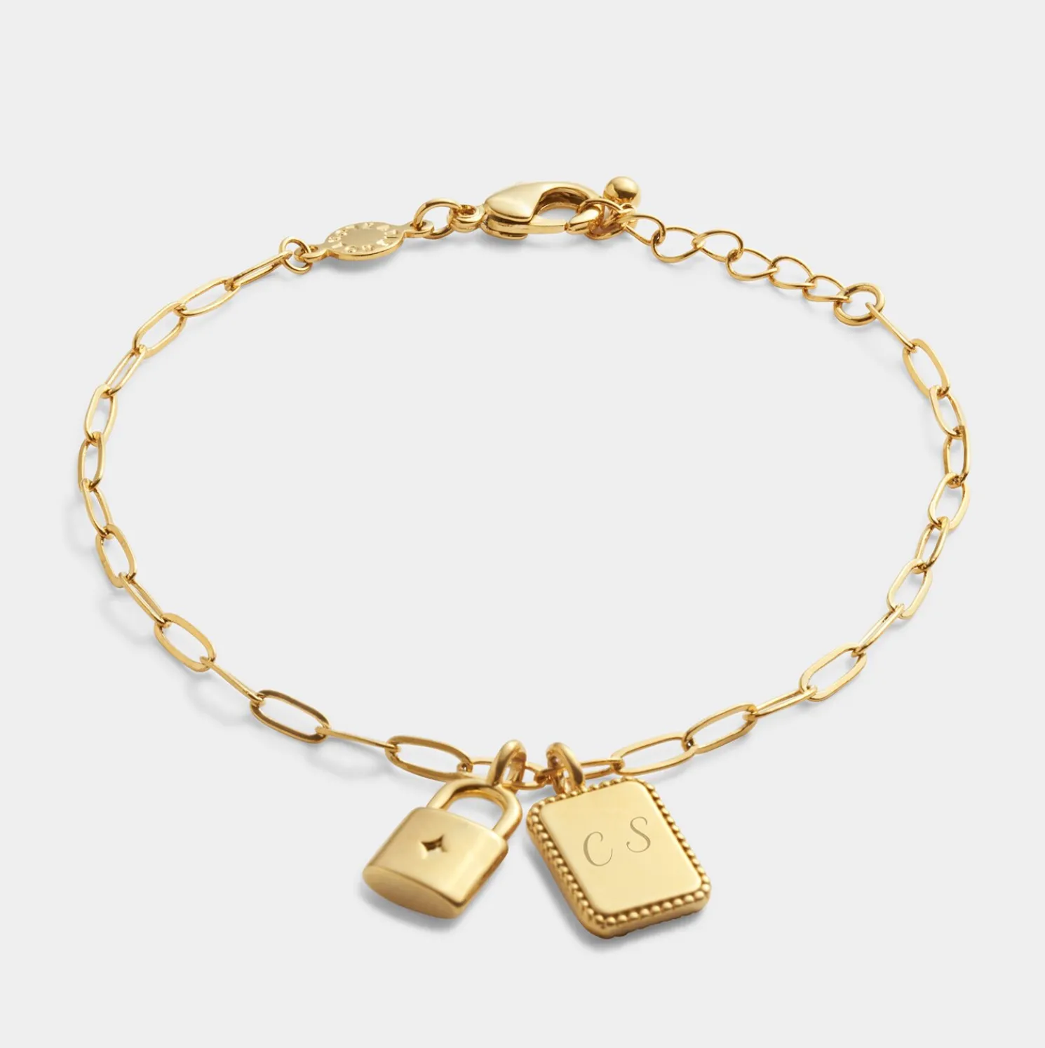 Inner Strength' Waterproof Gold Charm Bracelet