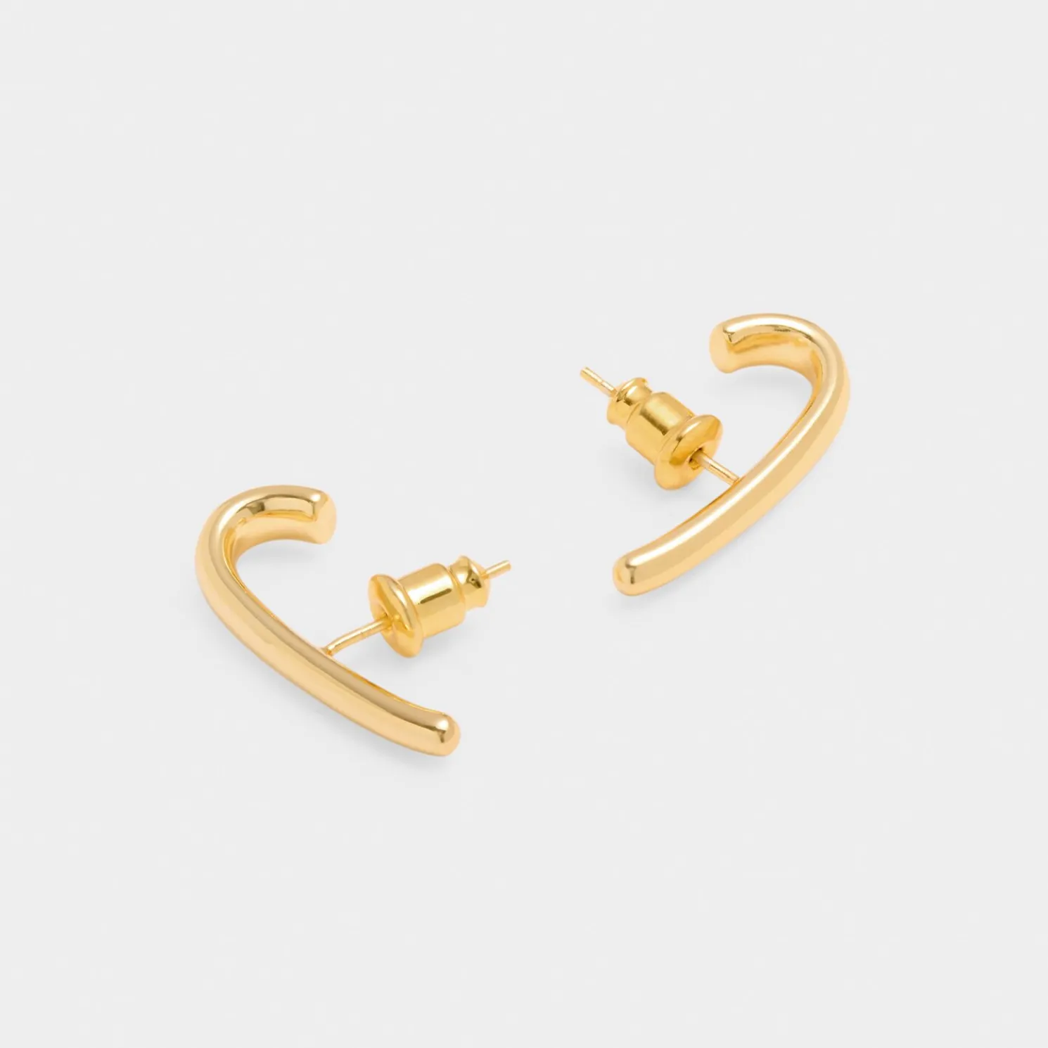 Izi Waterproof Gold Huggie Earrings