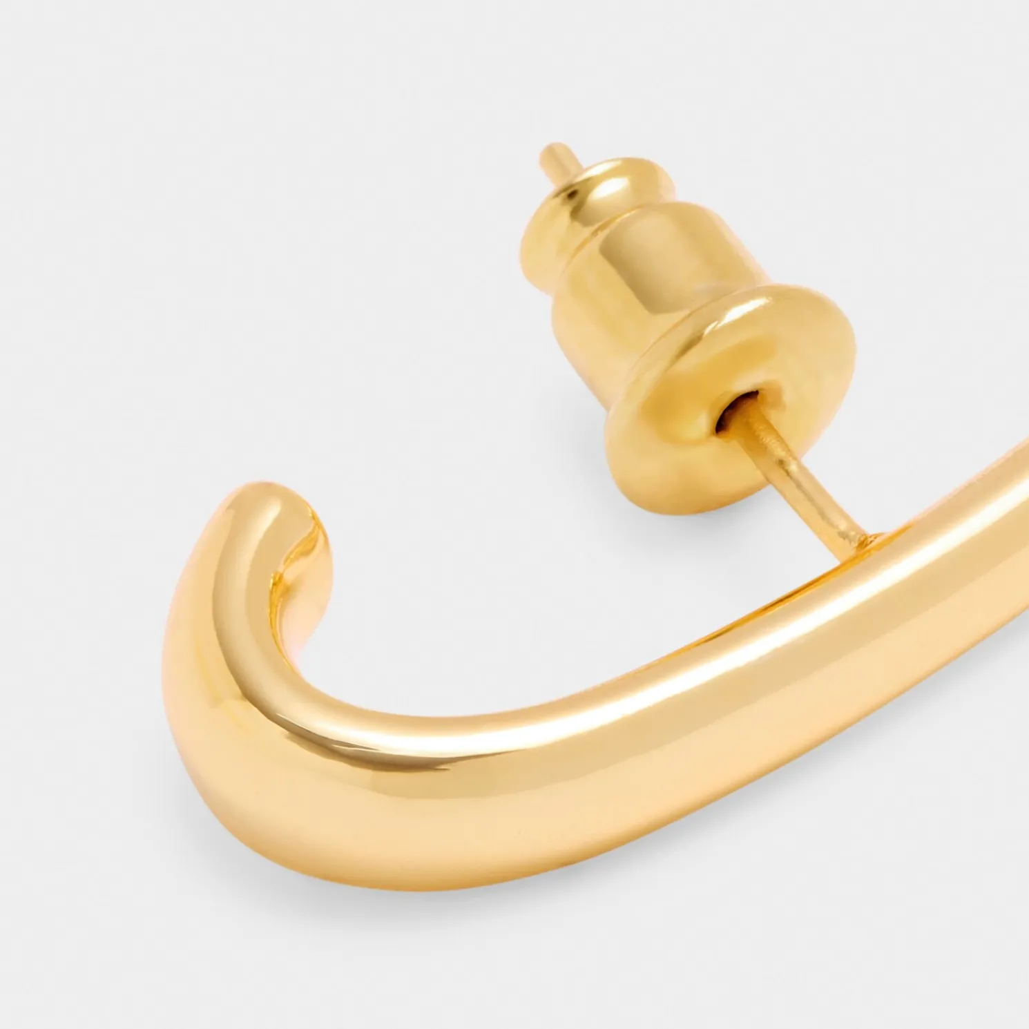 Izi Waterproof Gold Huggie Earrings