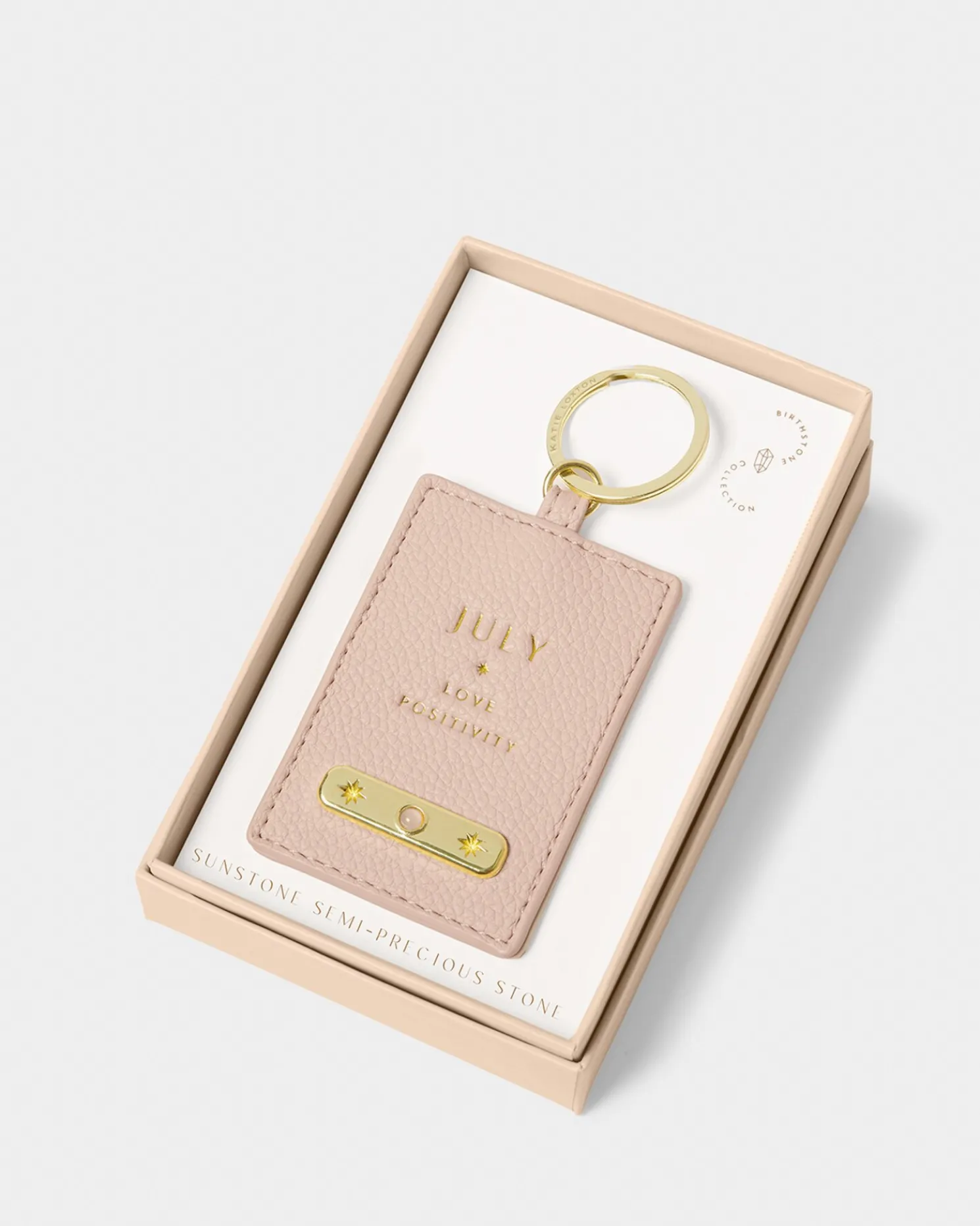 July' Birthstone Keyring