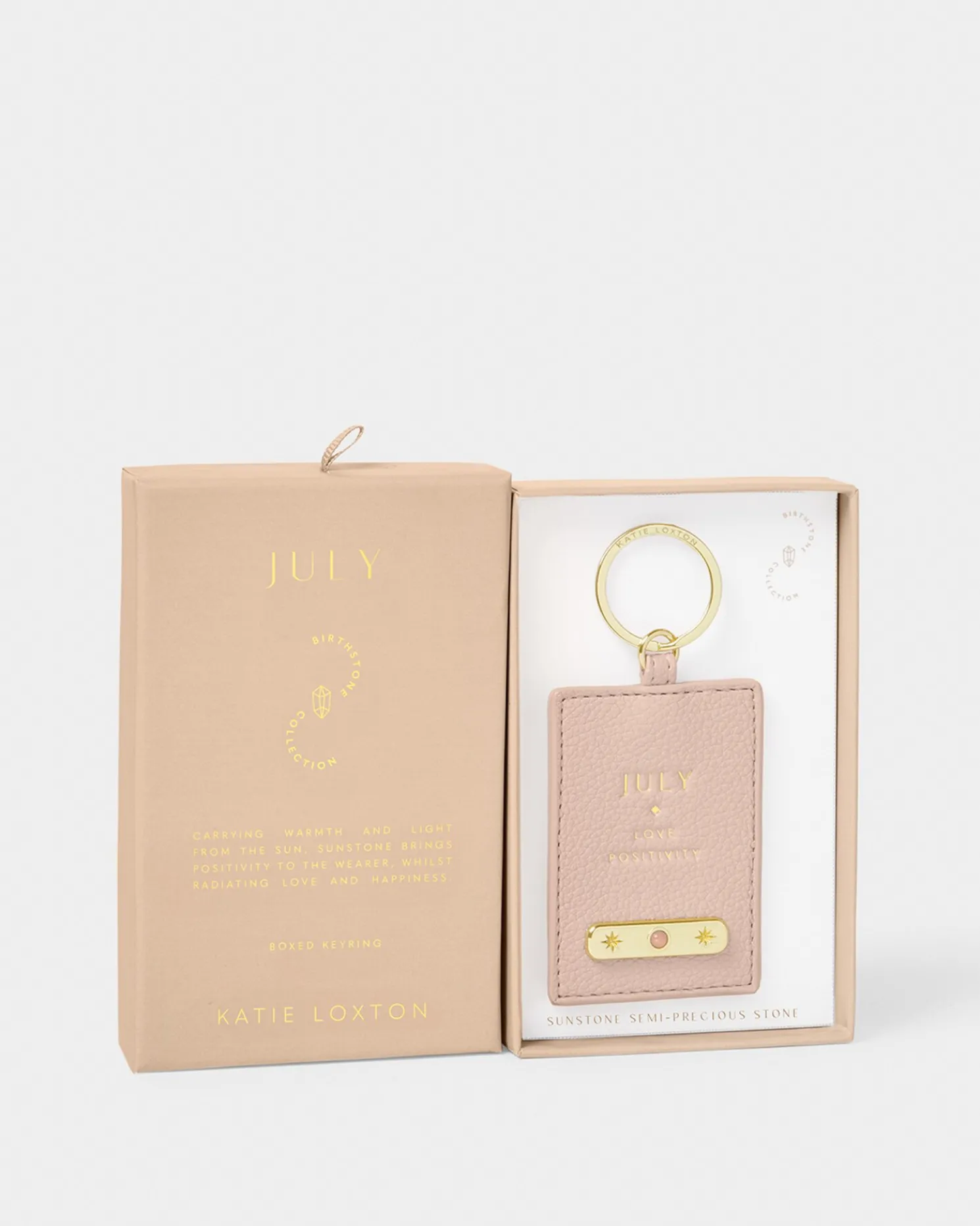 July' Birthstone Keyring