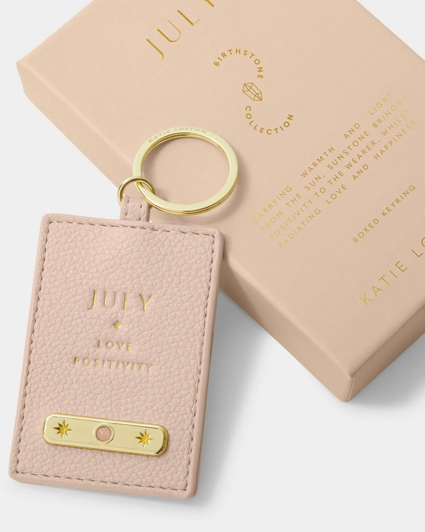 July' Birthstone Keyring