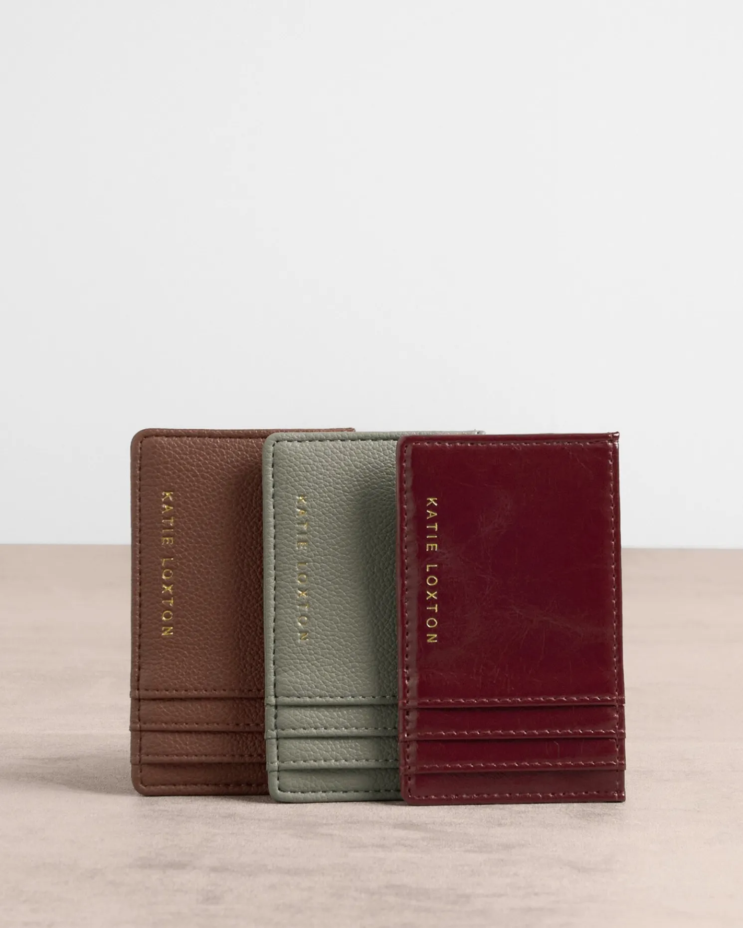 Laila Patent Crackle Card Holder