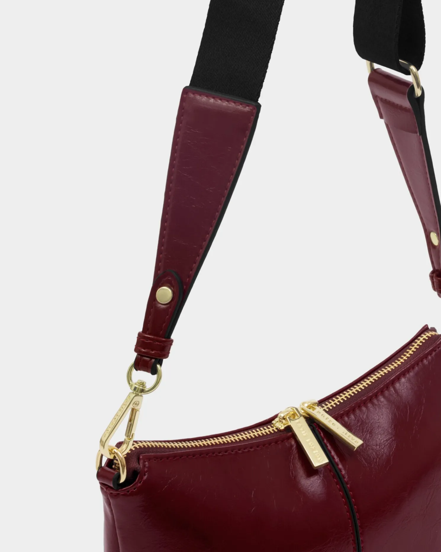 Laila Patent Crackle Crossbody Bag