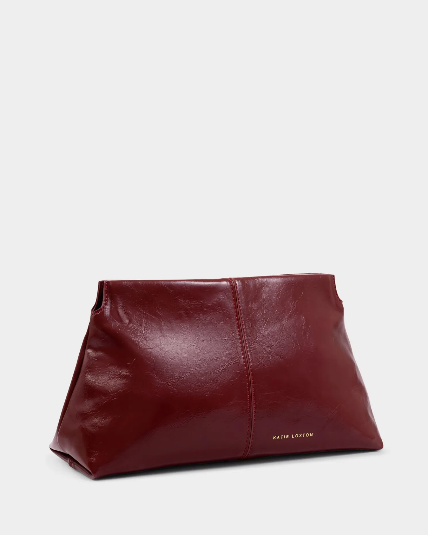 Laila Patent Crackle Clutch