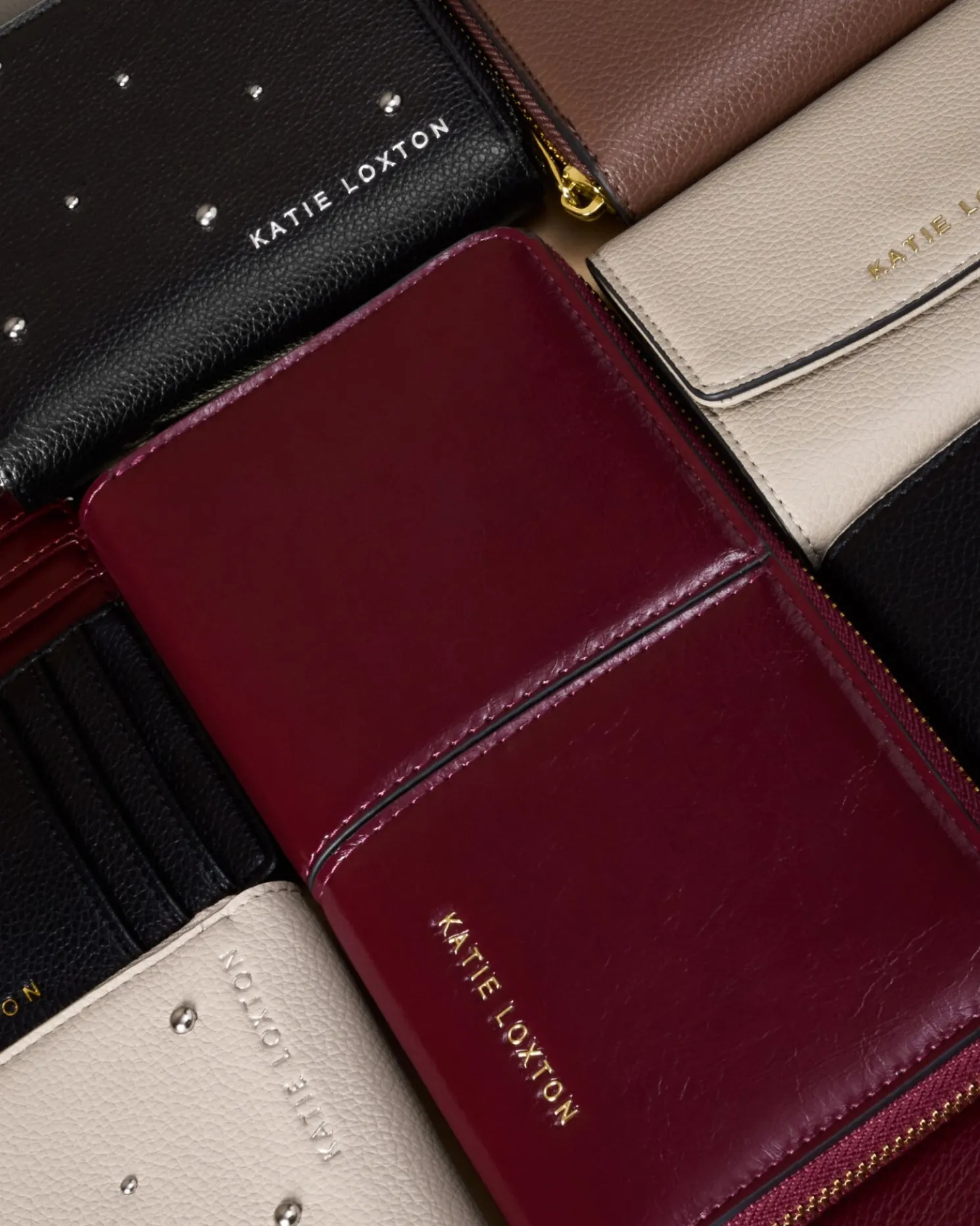 Laila Patent Crackle Purse