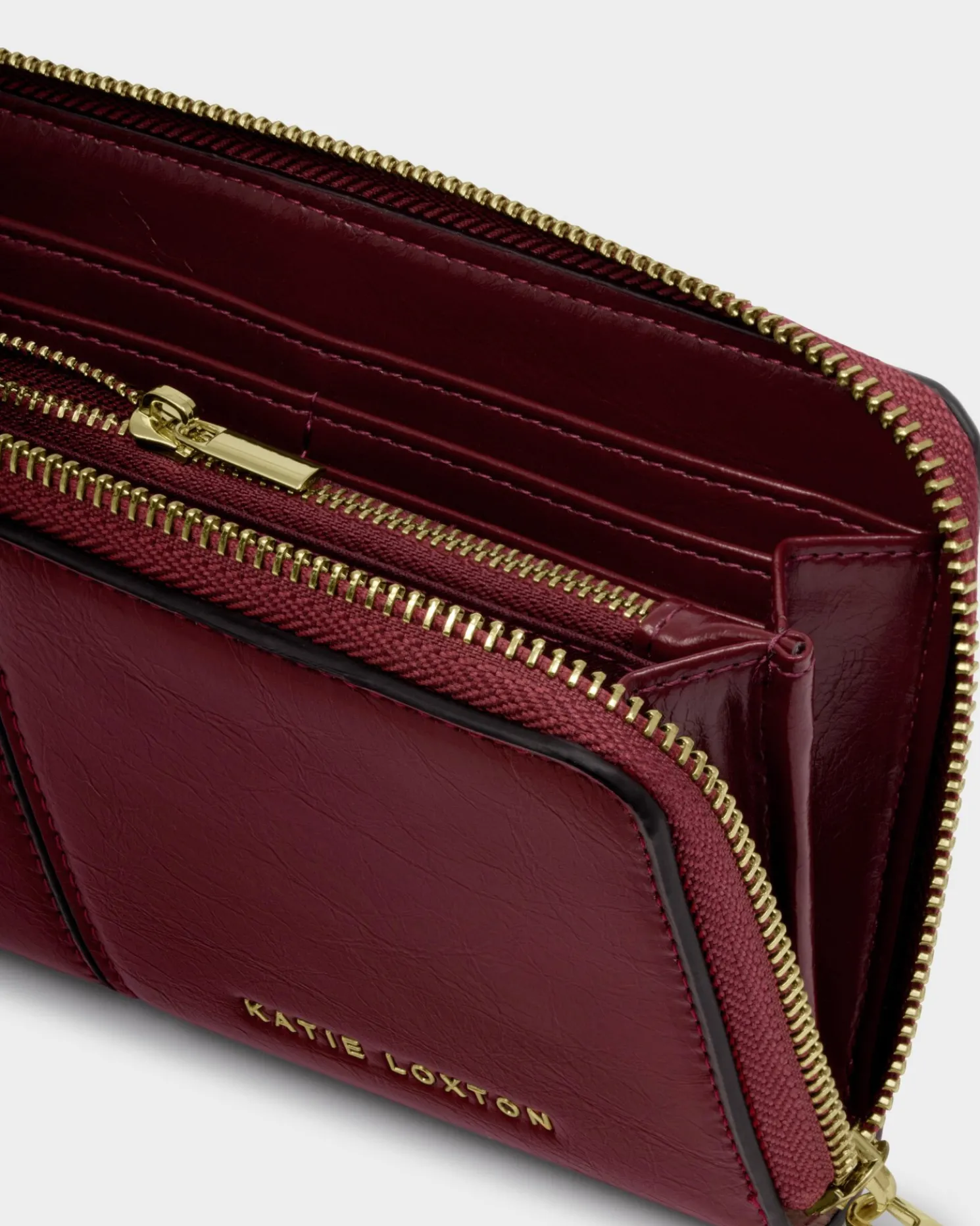 Laila Patent Crackle Purse