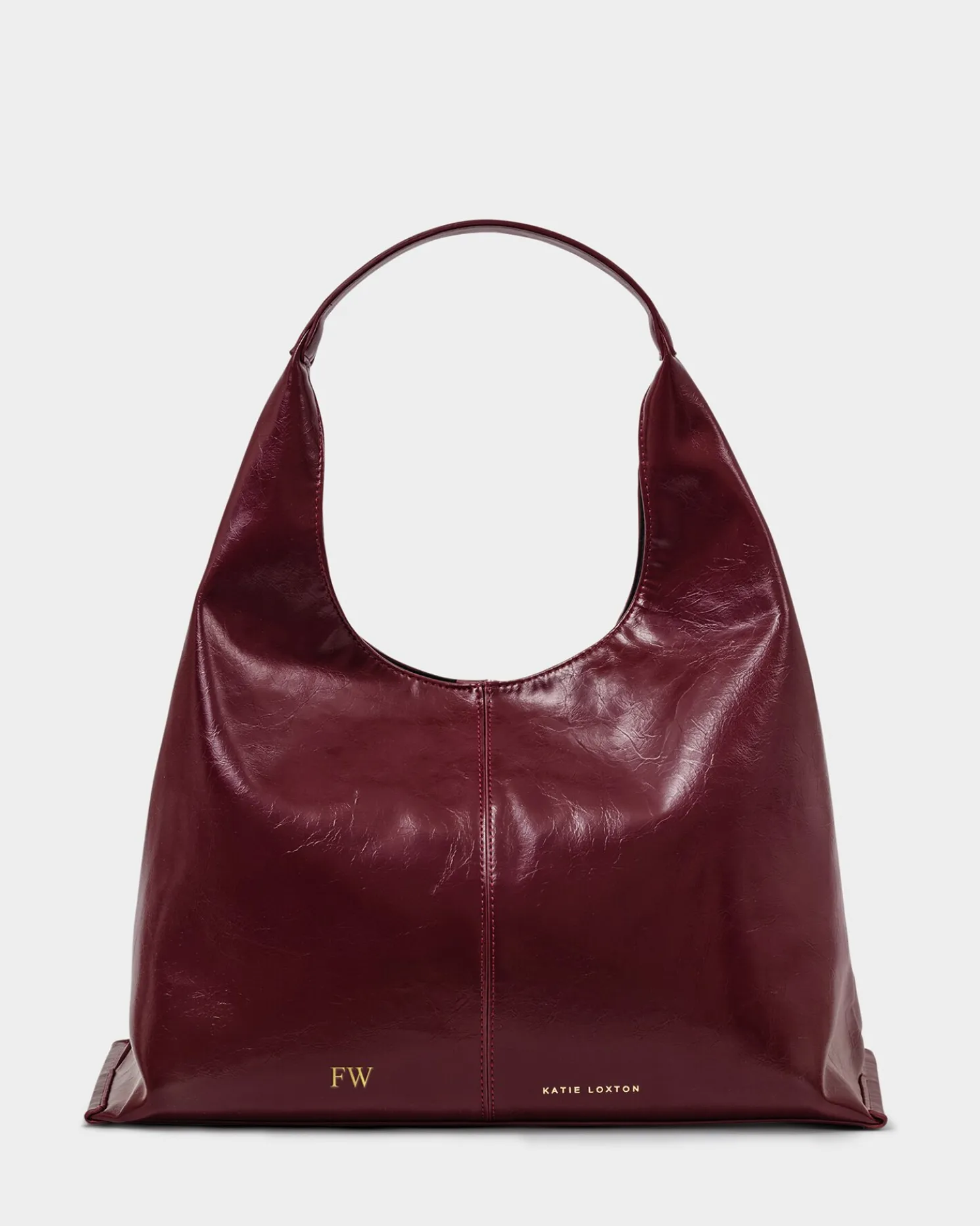 Laila Patent Crackle Shoulder Bag