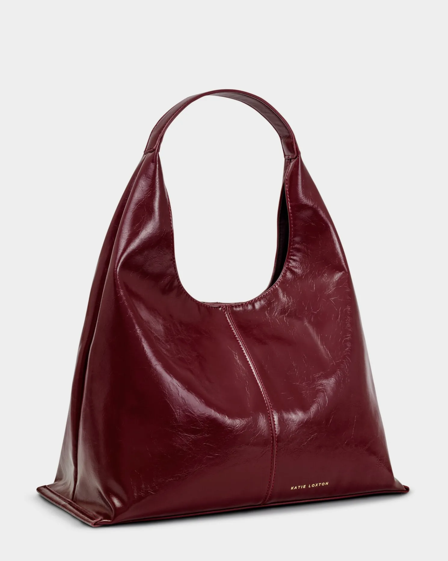 Laila Patent Crackle Shoulder Bag