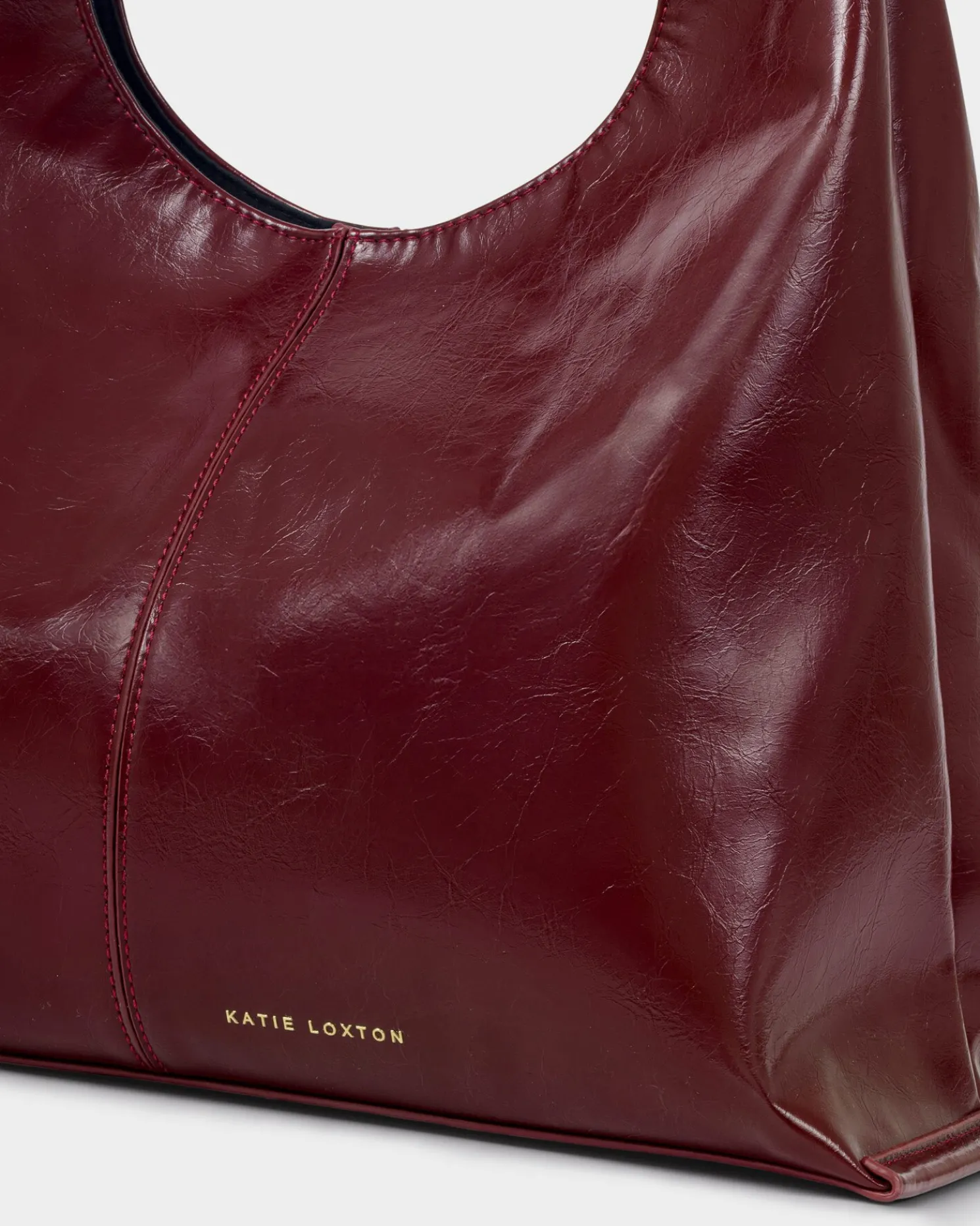 Laila Patent Crackle Shoulder Bag