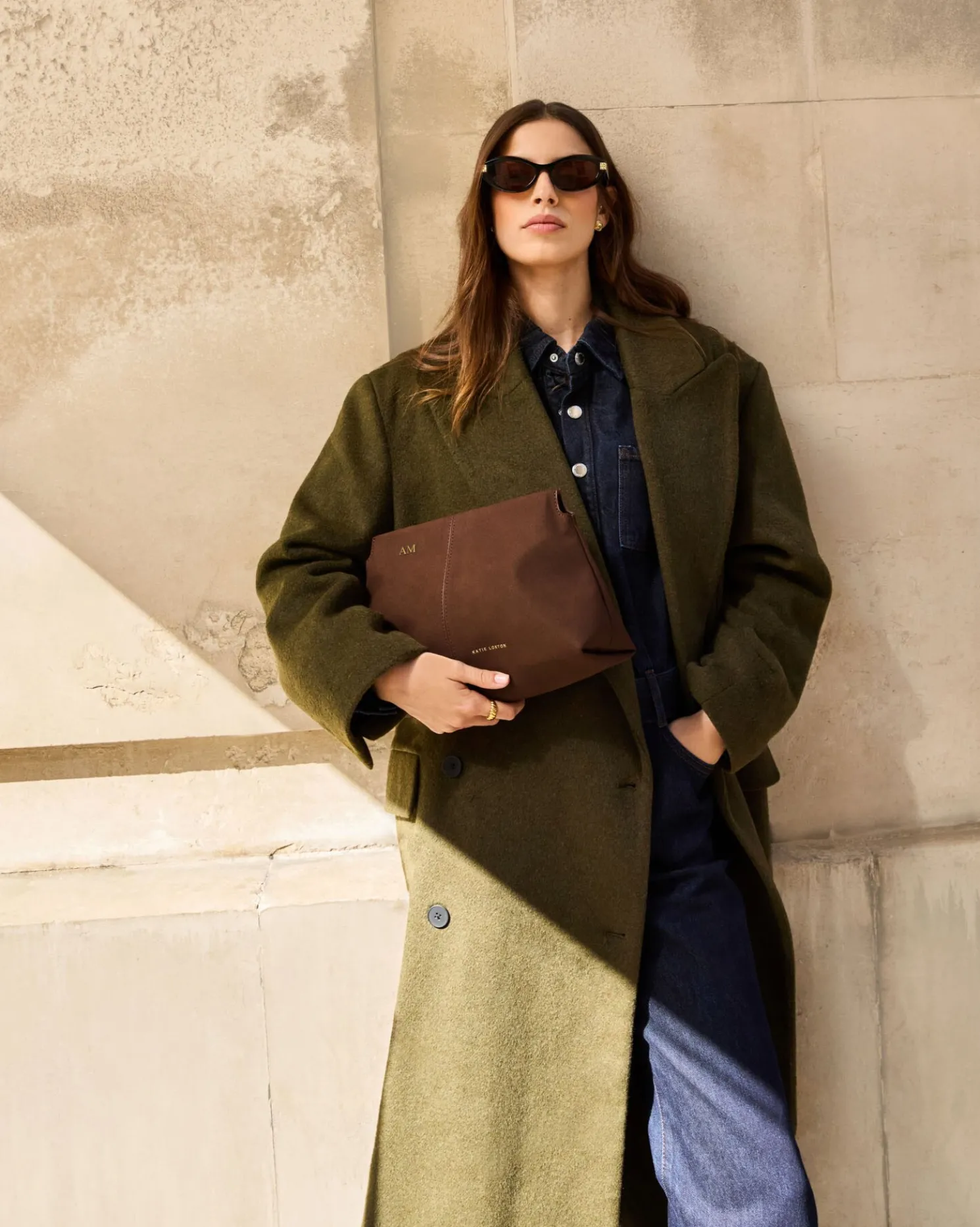 Laila Suedette Clutch