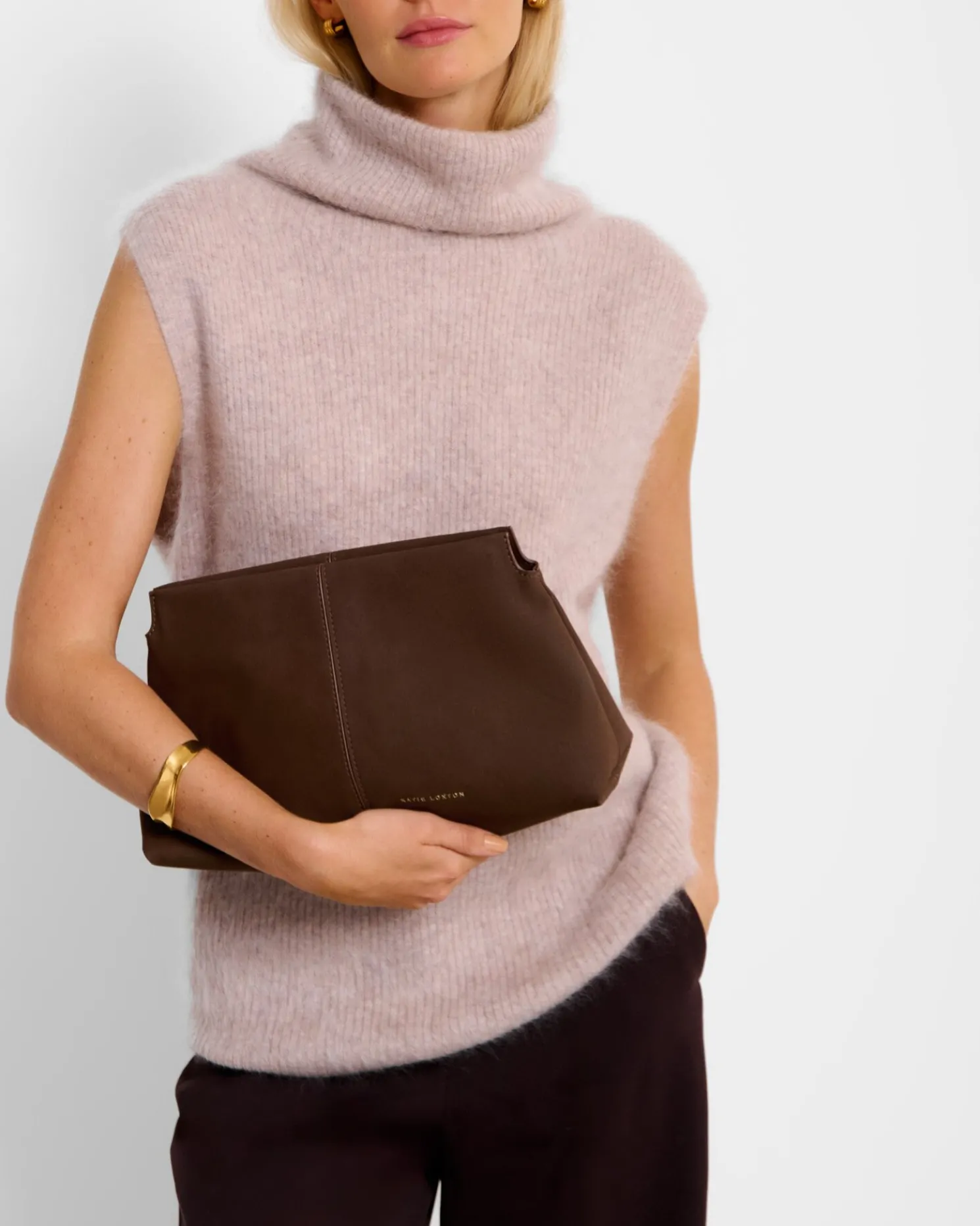 Laila Suedette Clutch