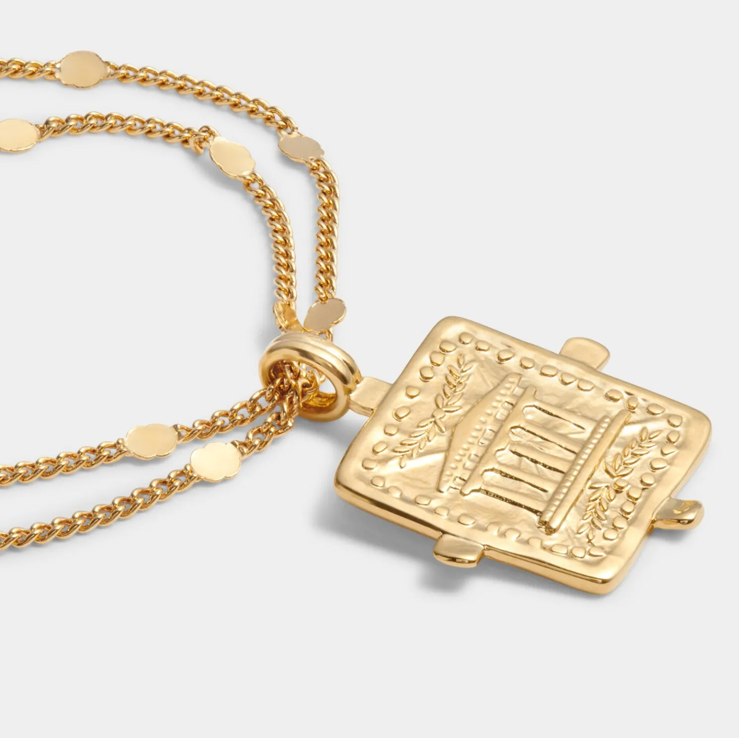 Luck' Waterproof Gold Antique Coin Bracelet