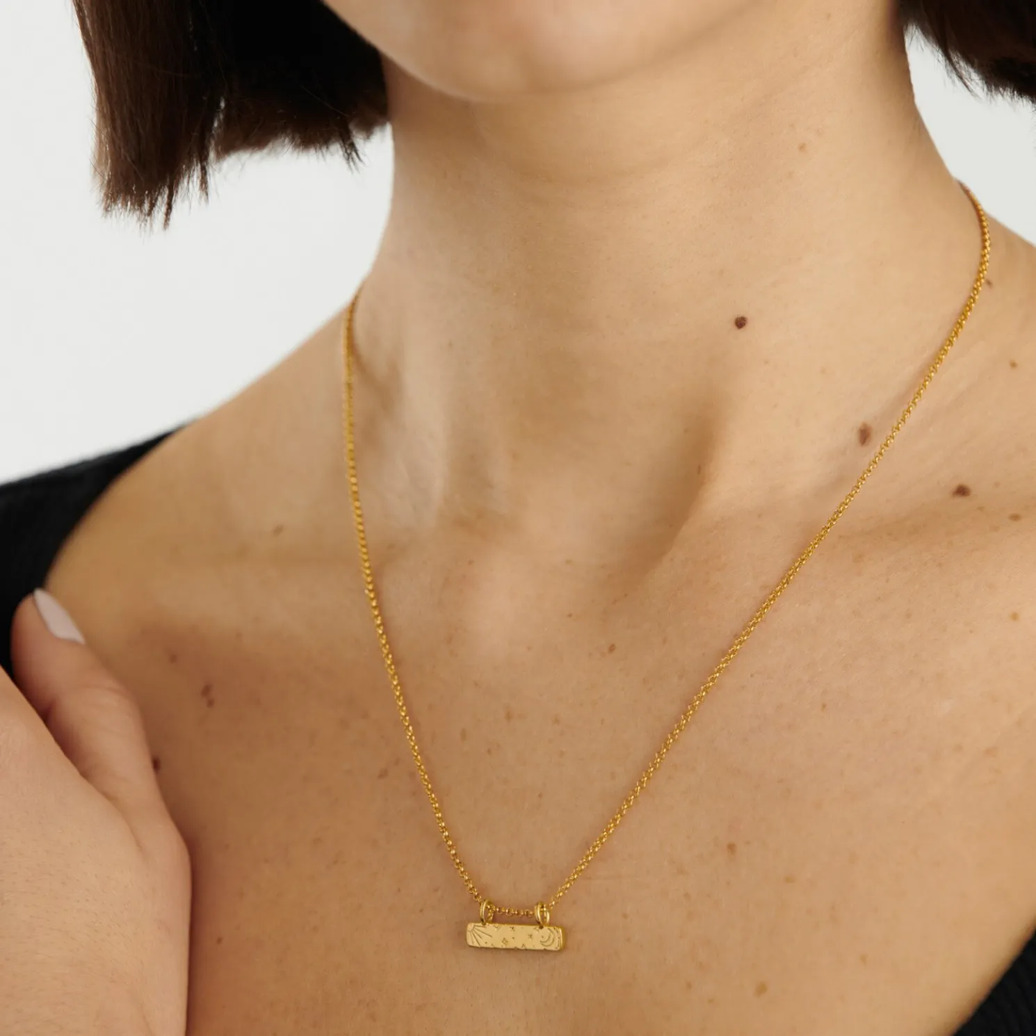 Luna Waterproof Gold Necklace