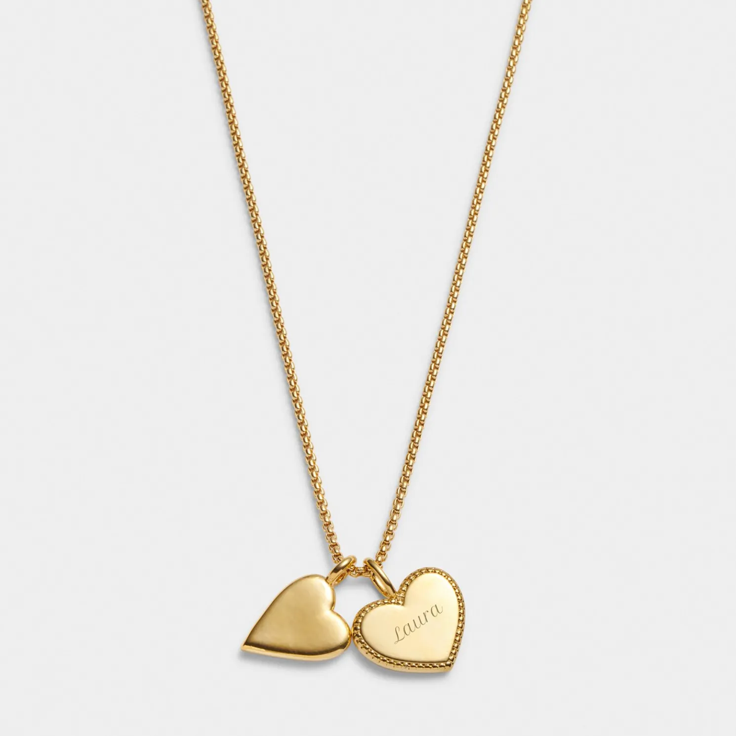 Maid Of Honour' Waterproof Gold Bridal Charm Necklace