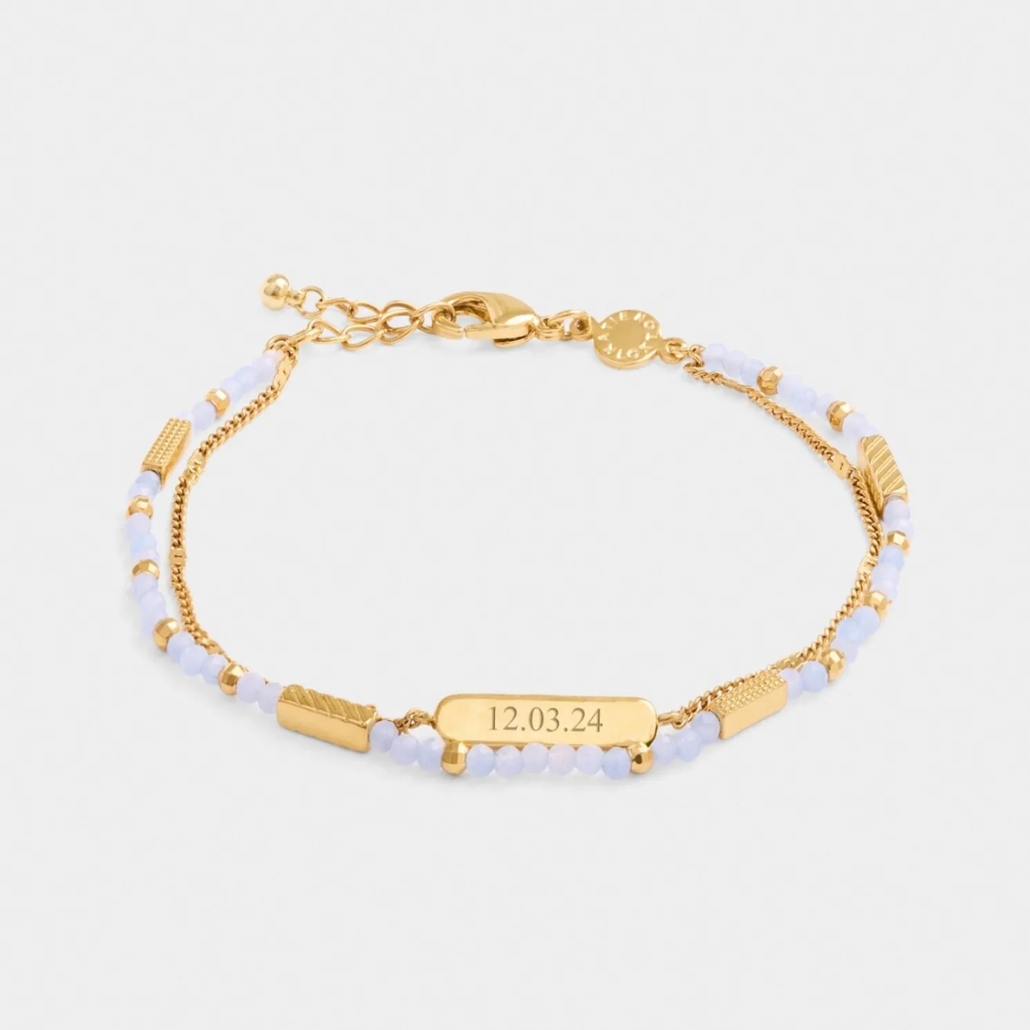 March' Waterproof Gold Birthstone Bracelet