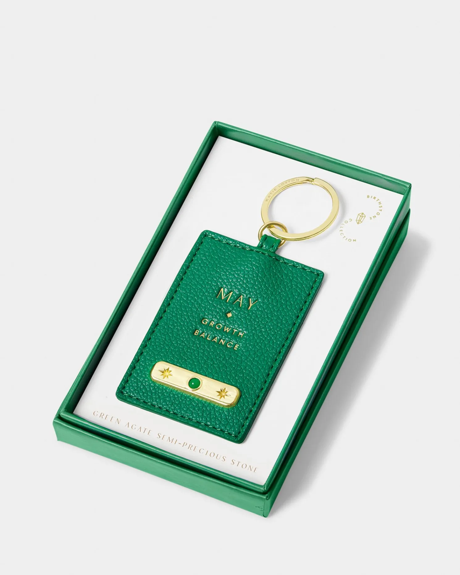 May' Birthstone Keyring