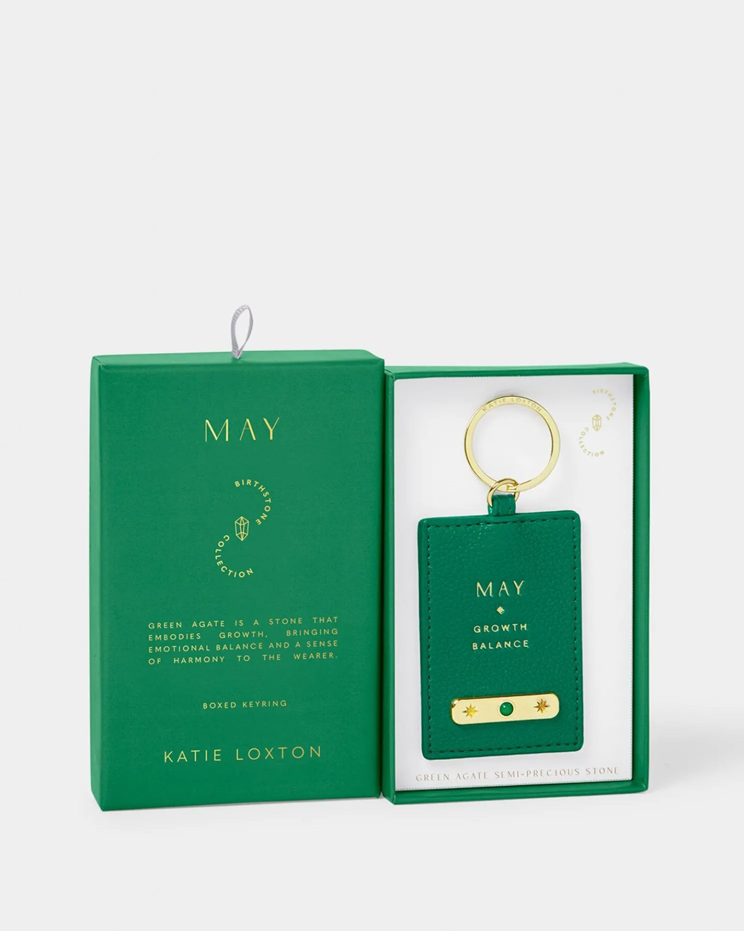 May' Birthstone Keyring