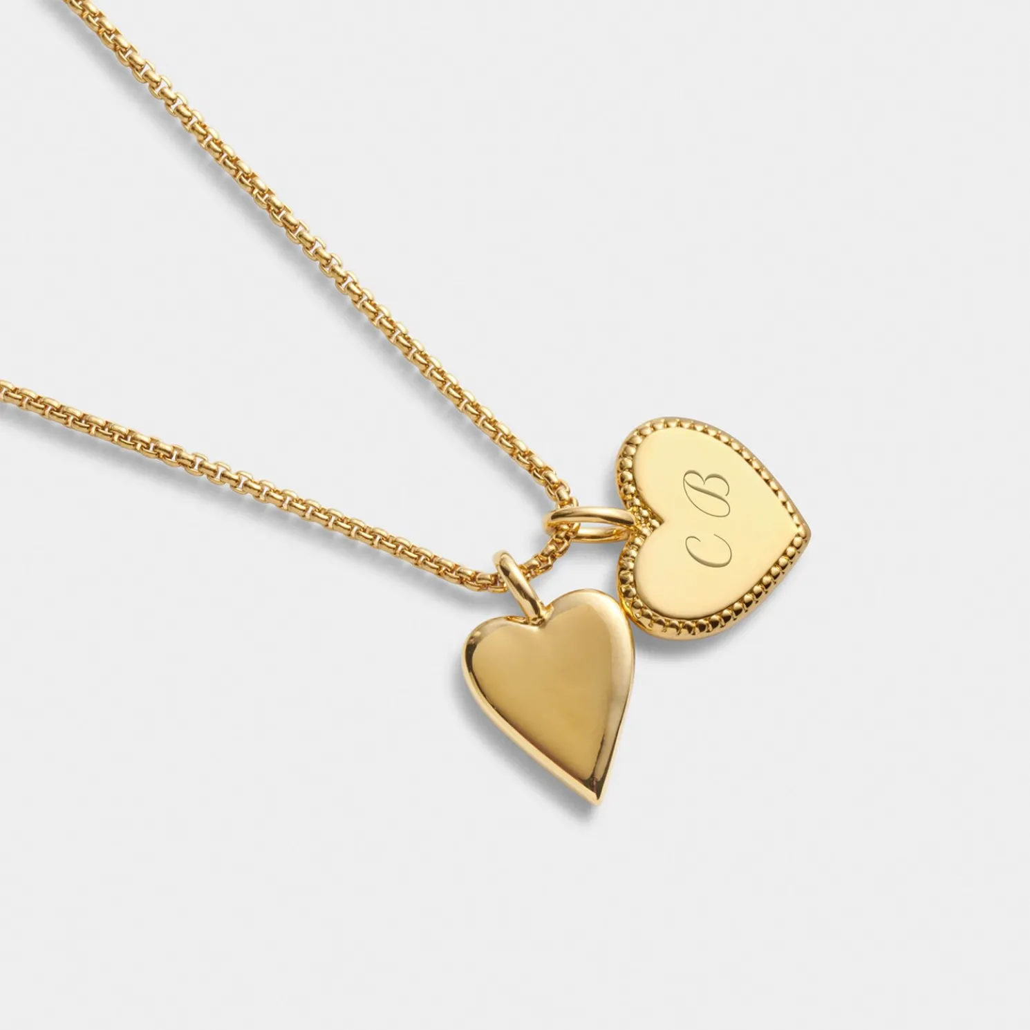 Miss To Mrs' Waterproof Gold Bridal Charm Necklace