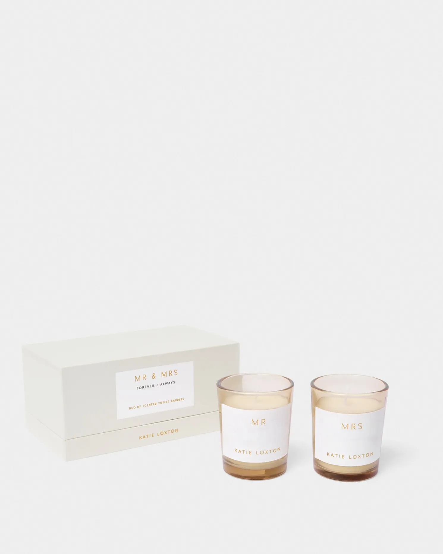 Mr & Mrs' Duo Votive Set