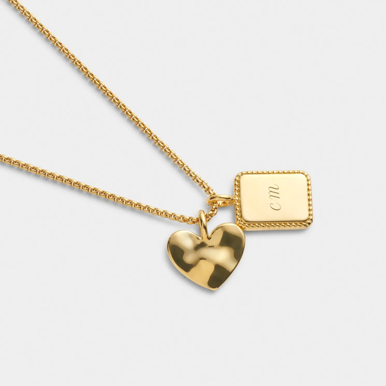 Mum' Waterproof Gold Charm Necklace