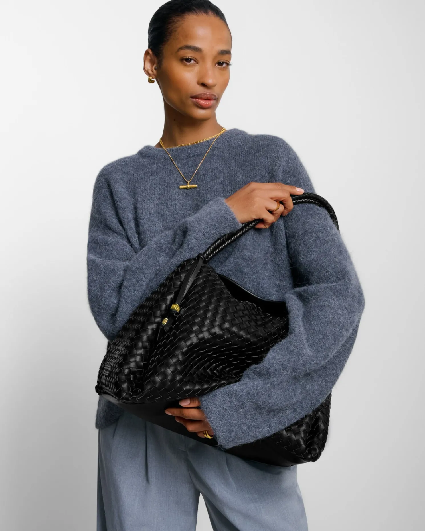 Nova Hand Woven Large Shoulder Bag