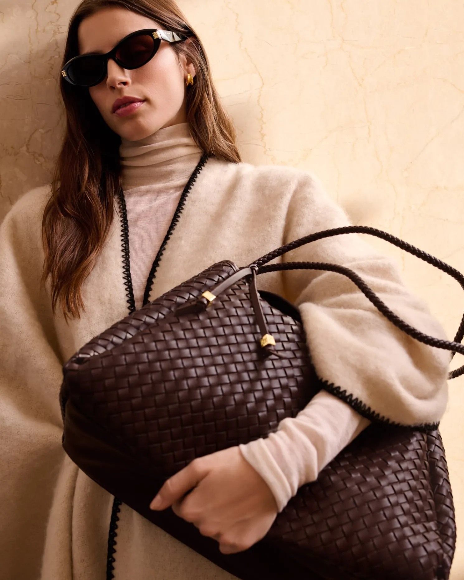 Nova Hand Woven Large Shoulder Bag