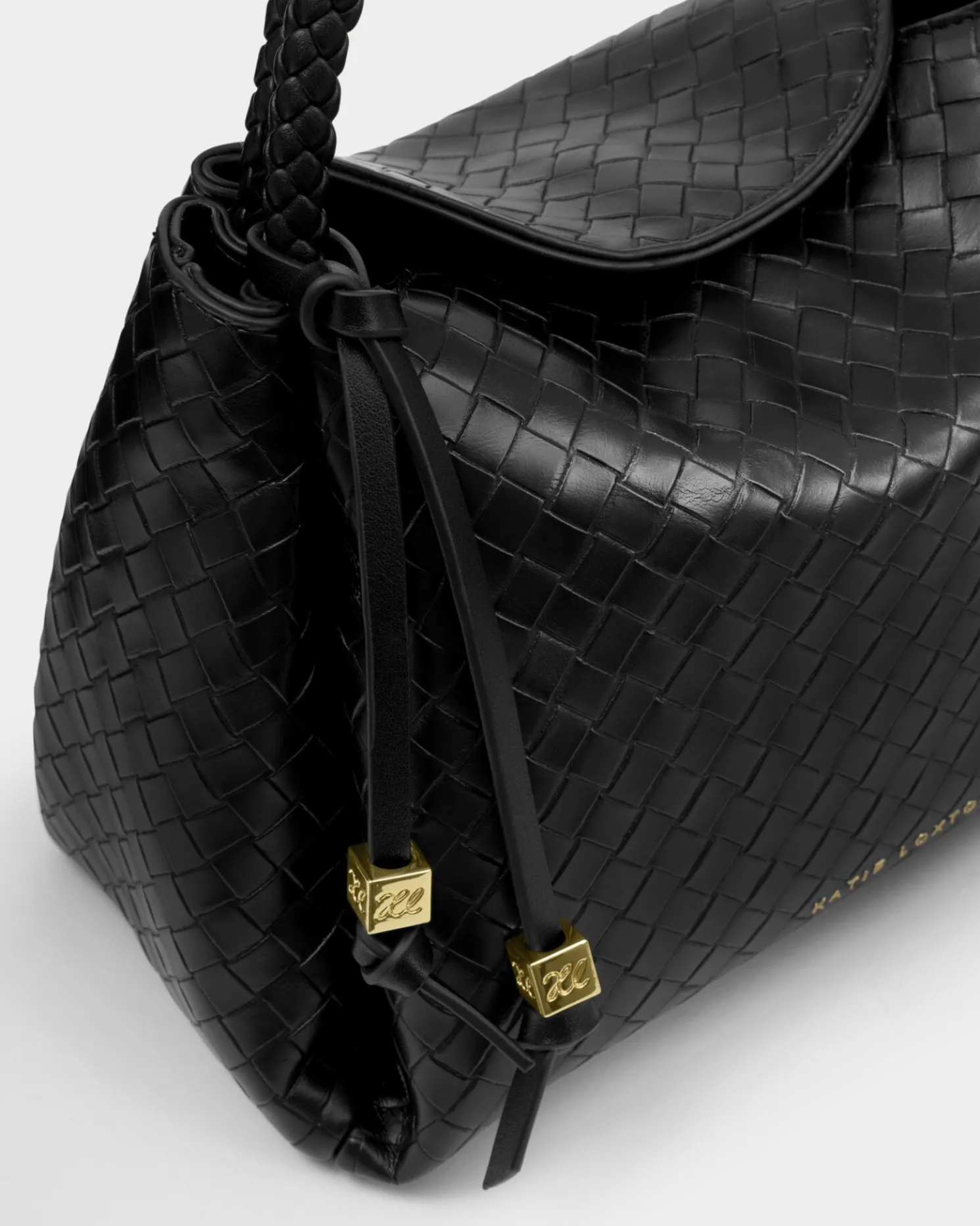 Nova Woven Texture Top Handle Bag