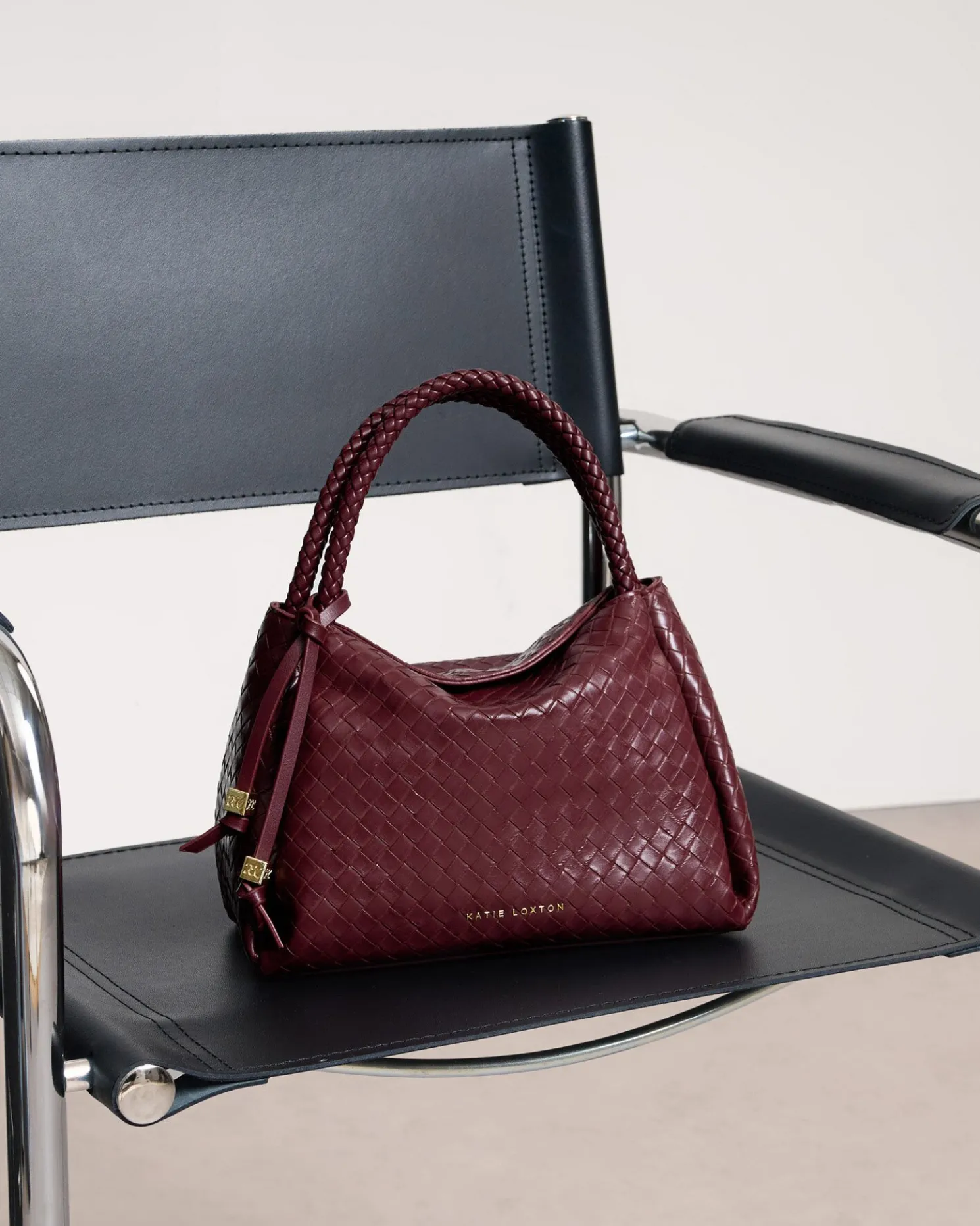 Nova Woven Texture Top Handle Bag