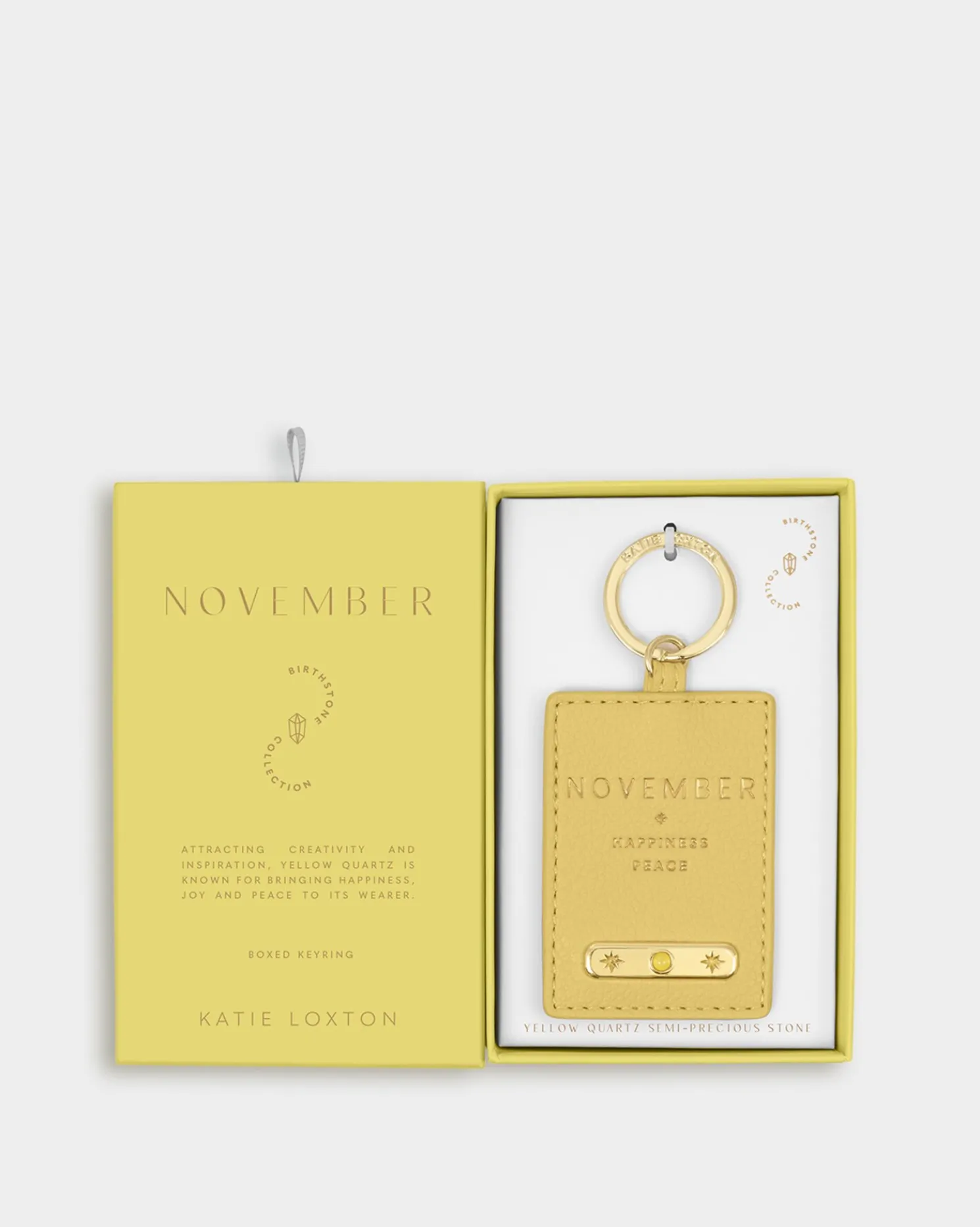 November' Birthstone Keyring