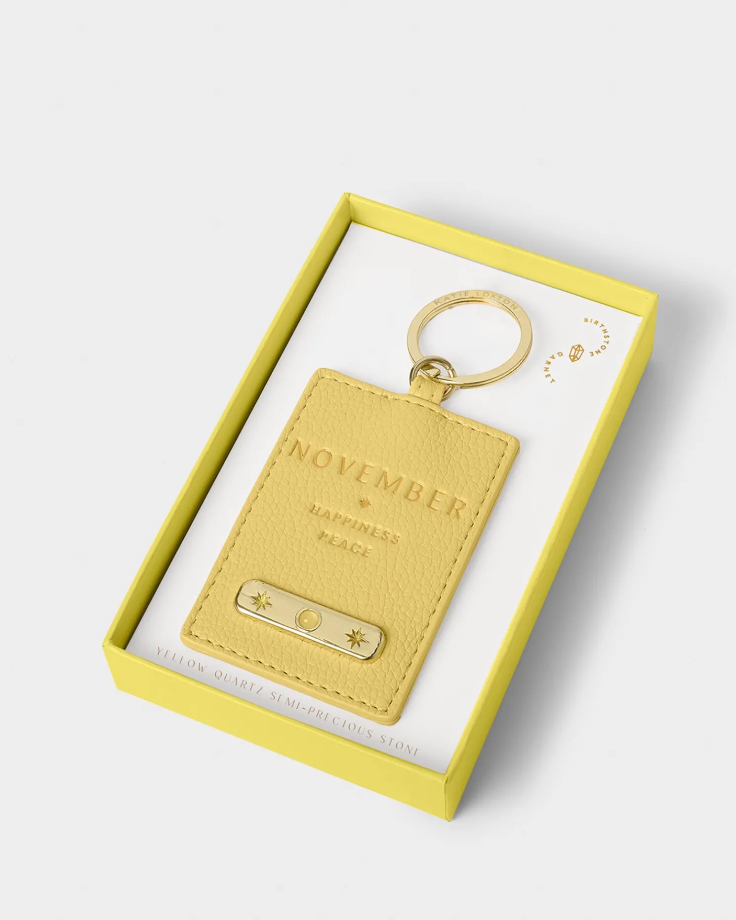 November' Birthstone Keyring