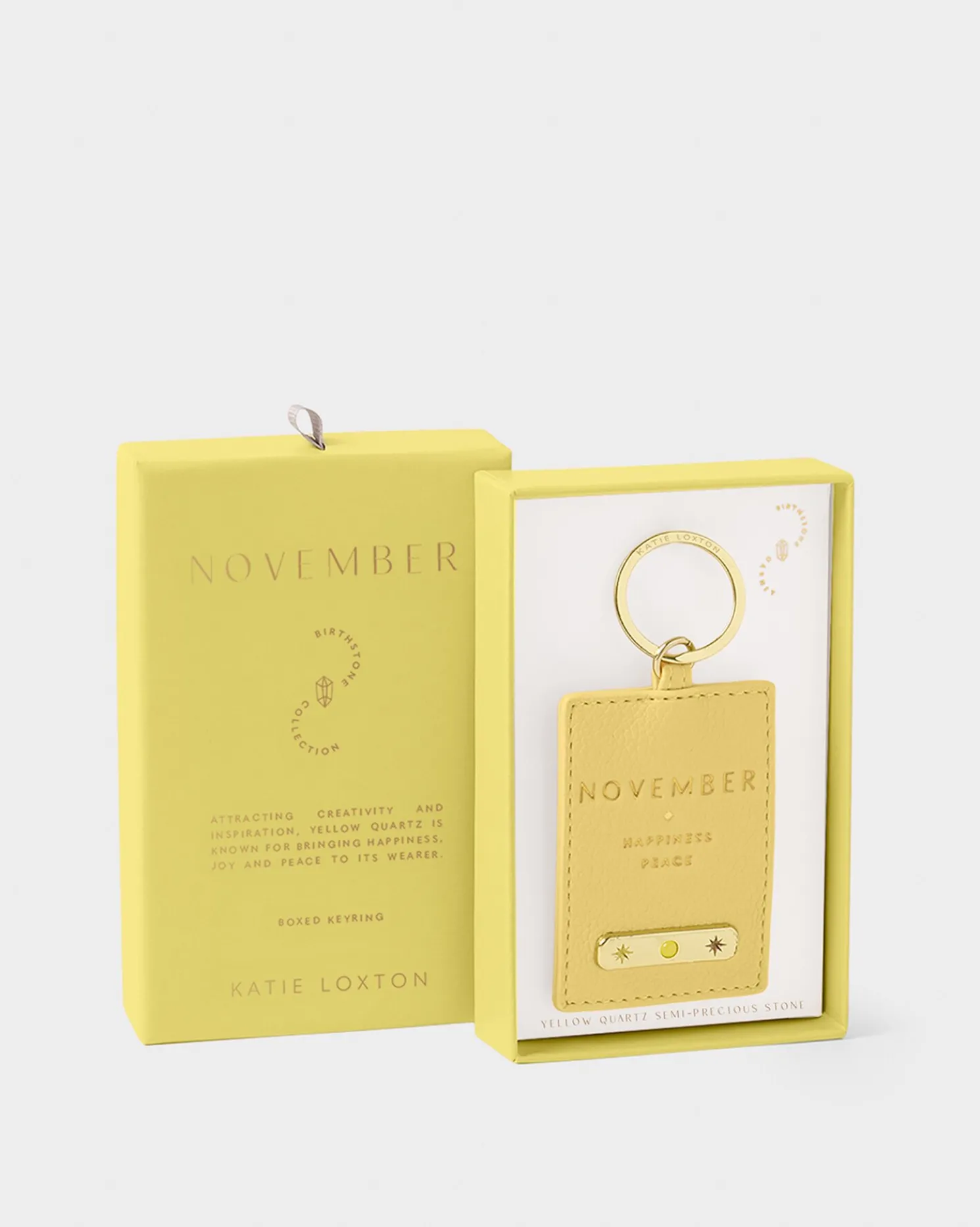 November' Birthstone Keyring