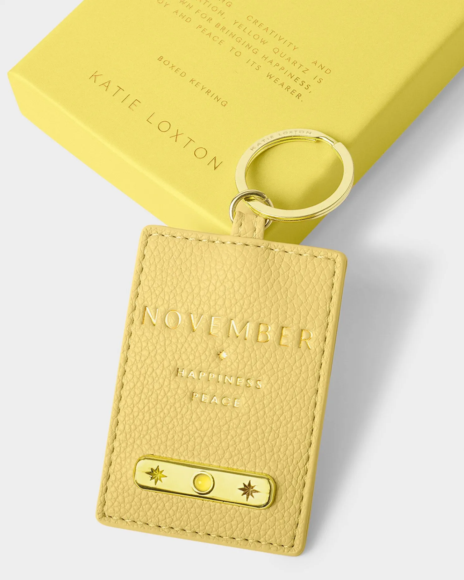 November' Birthstone Keyring