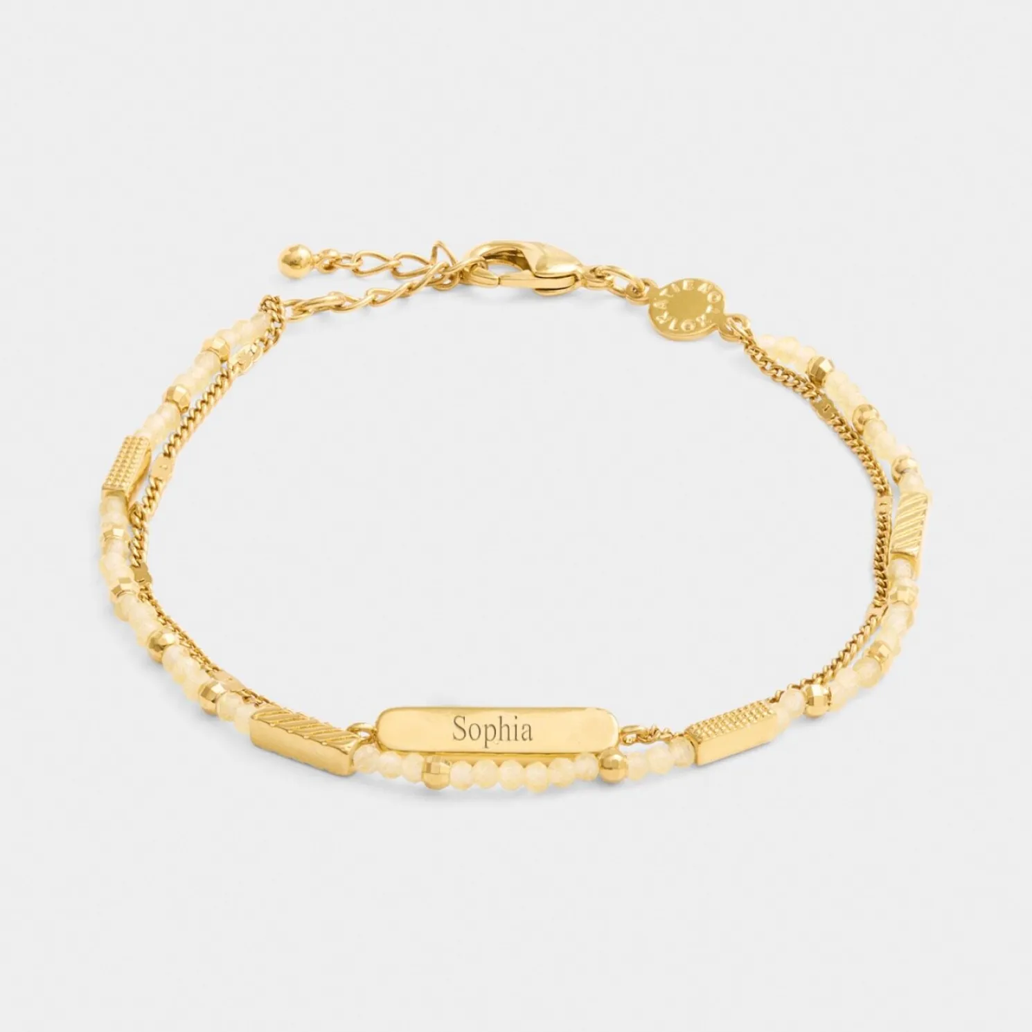 November' Waterproof Gold Birthstone Bracelet