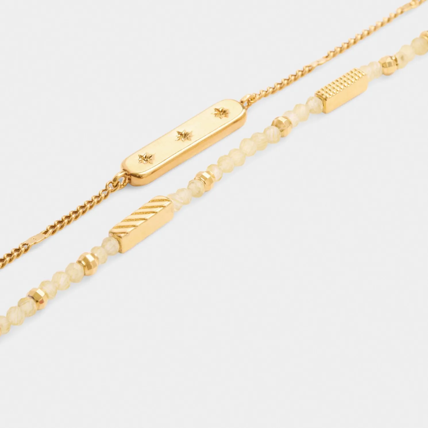 November' Waterproof Gold Birthstone Bracelet