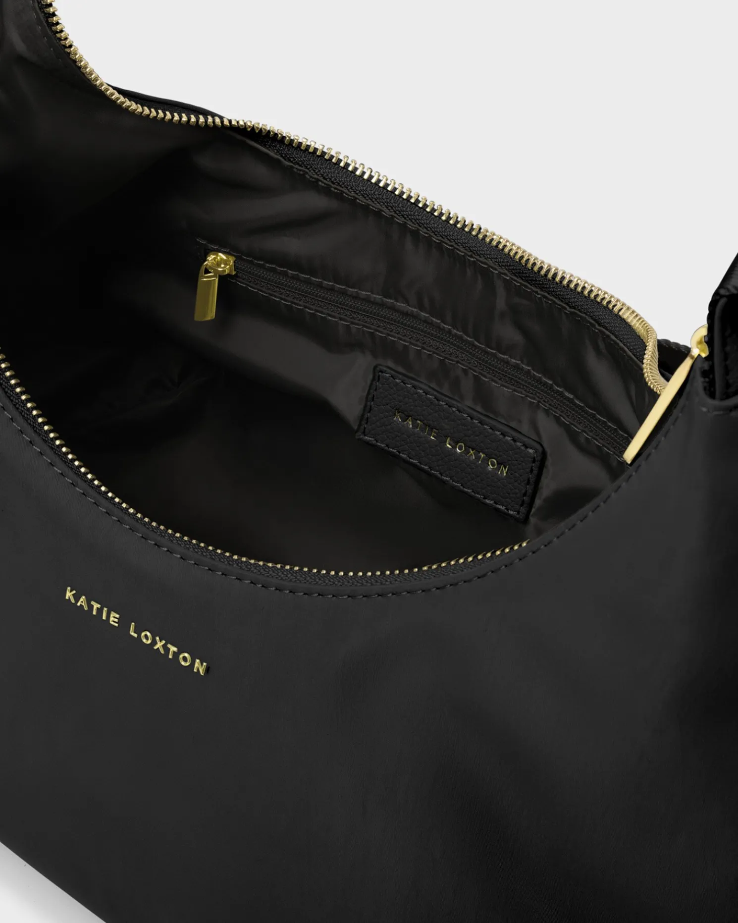 Nylon-Luxe Sling Shoulder Bag