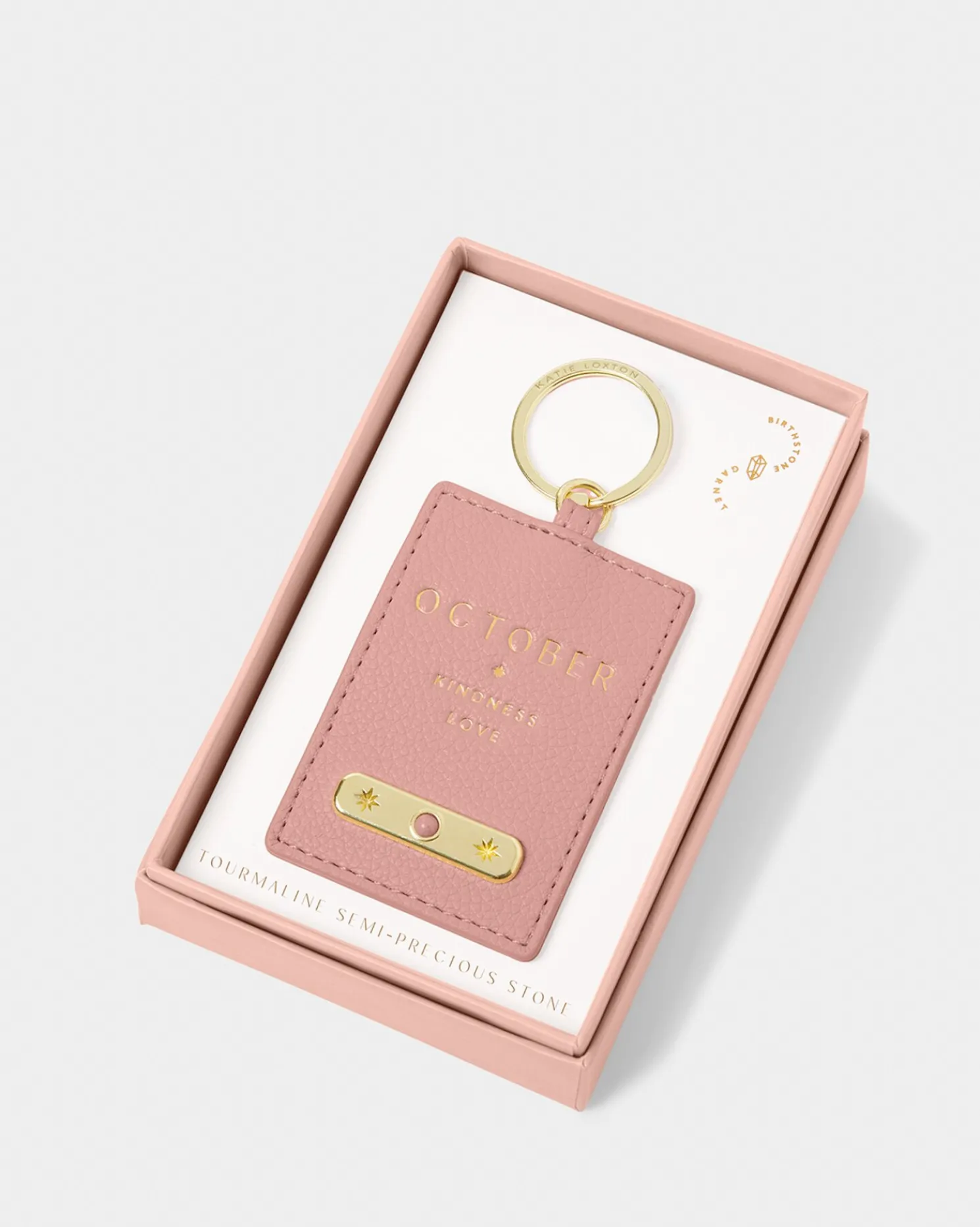 October' Birthstone Keyring