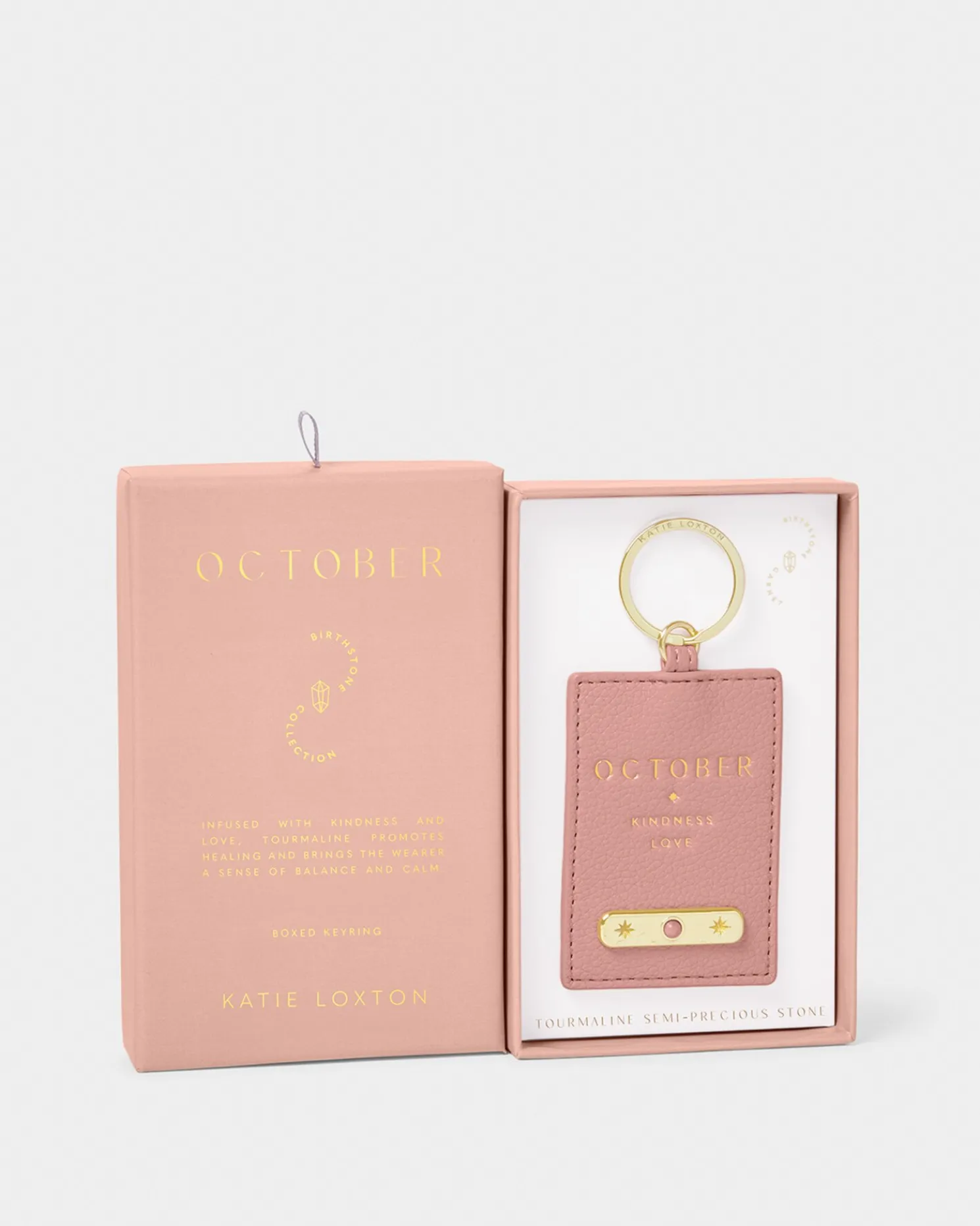 October' Birthstone Keyring