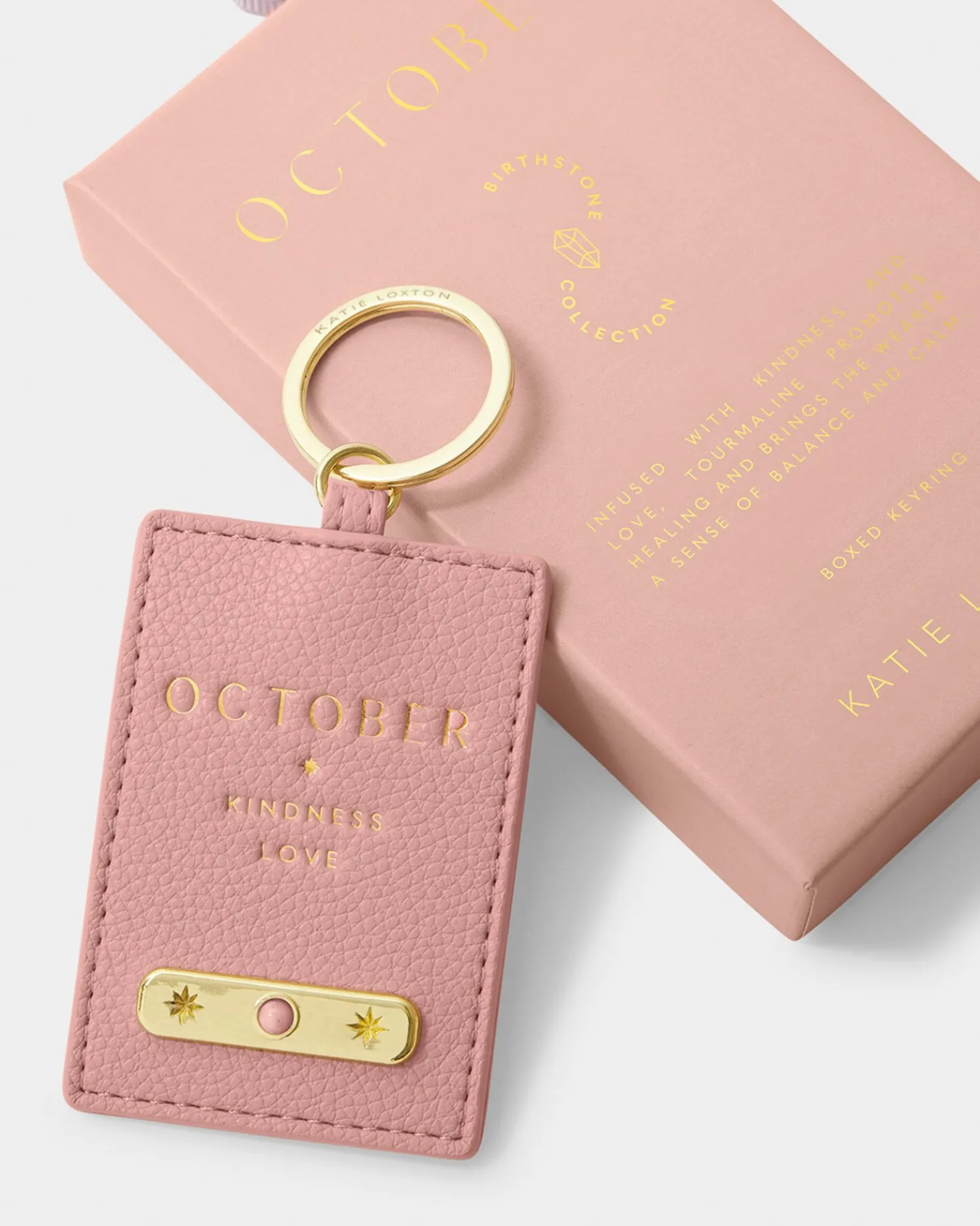 October' Birthstone Keyring