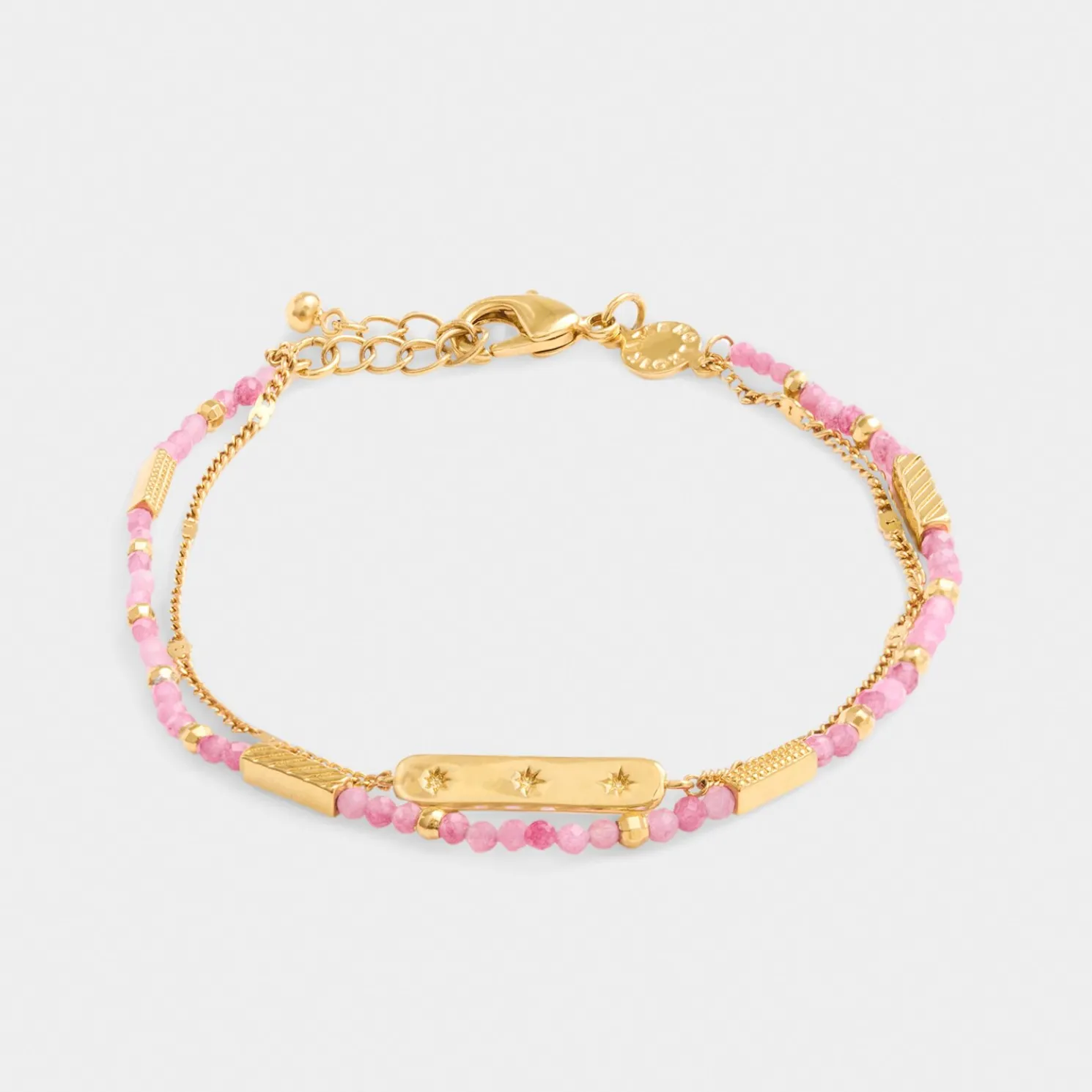 October' Waterproof Gold Birthstone Bracelet