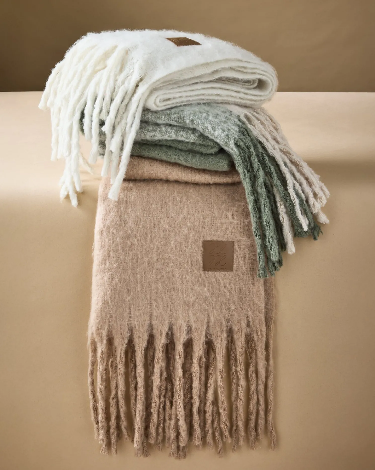 Oversized Recycled Tassel Scarf