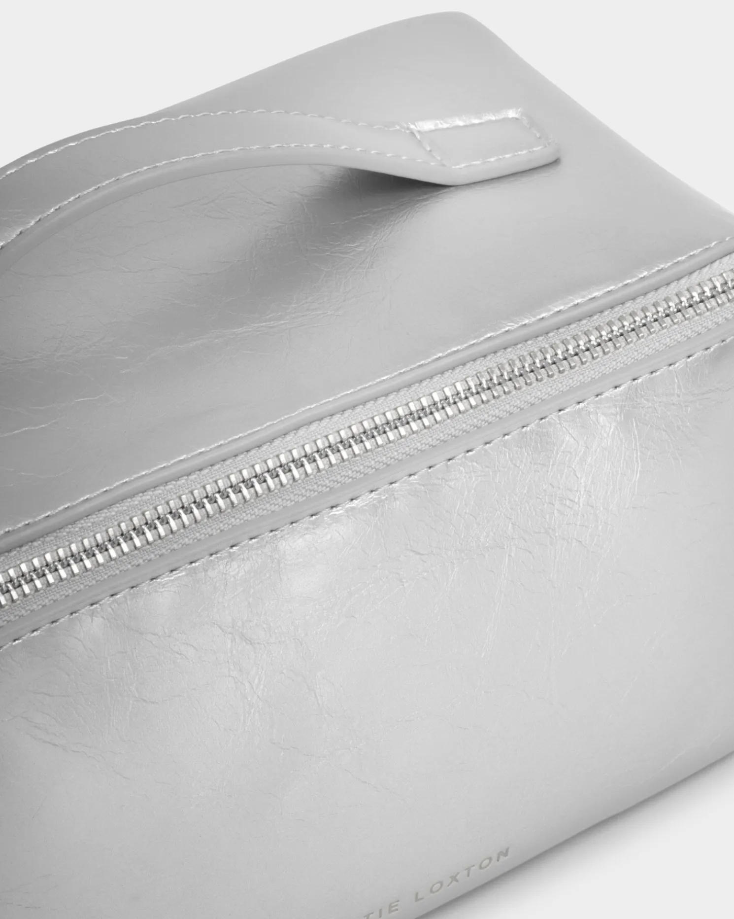 Patent Crackle Medium Makeup & Wash Bag