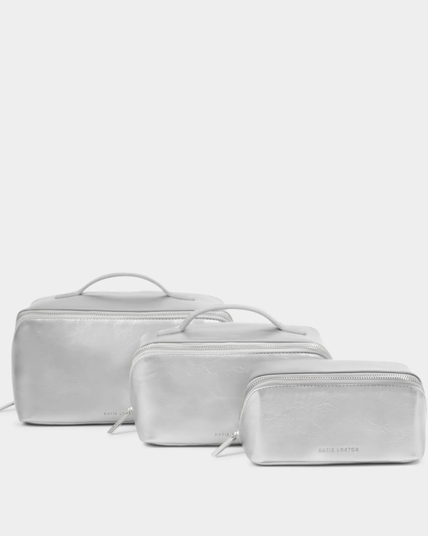 Patent Crackle Medium Makeup & Wash Bag