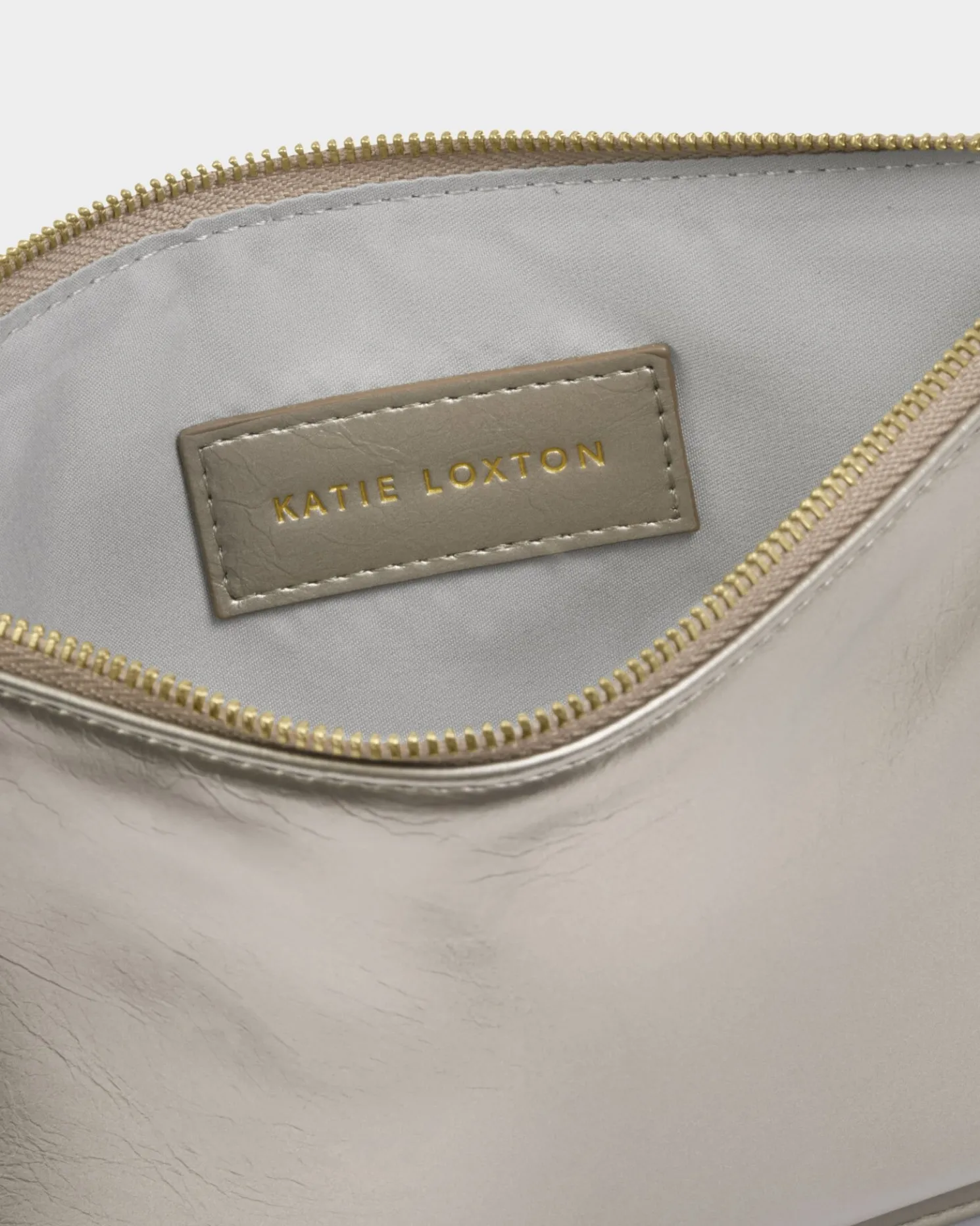 Patent Crackle Tassel Charm Pouch