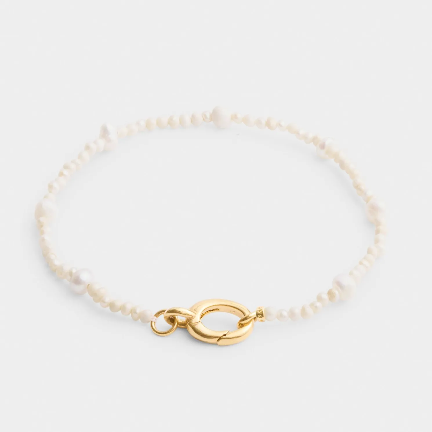 Pearl Glow Waterproof Gold Bracelet