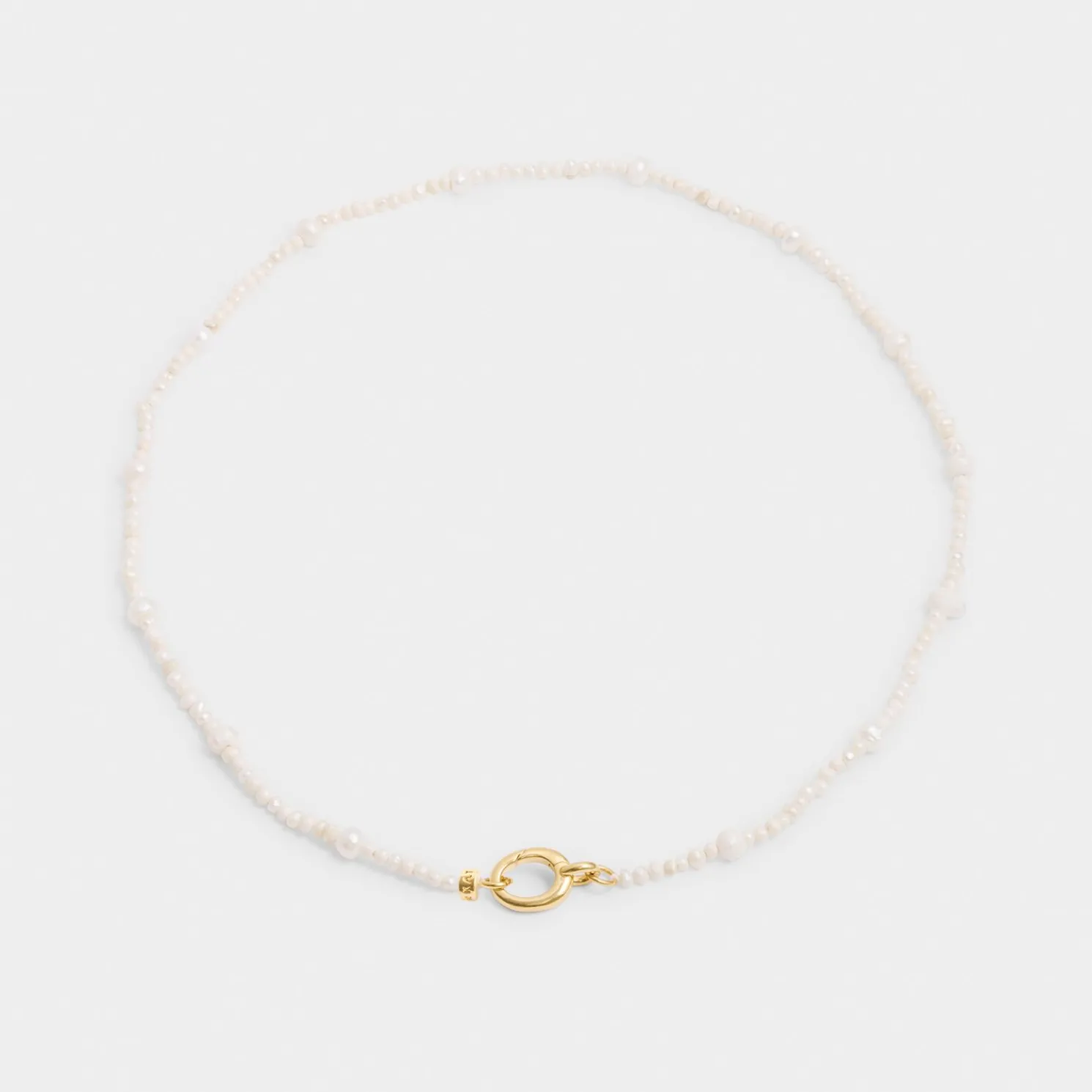 Pearl Glow Waterproof Gold Choker