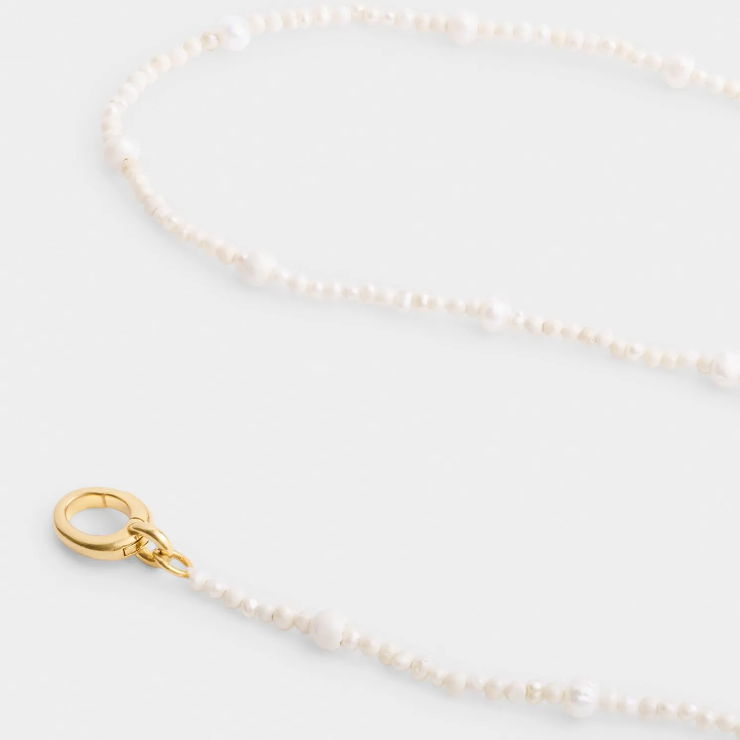 Pearl Glow Waterproof Gold Choker