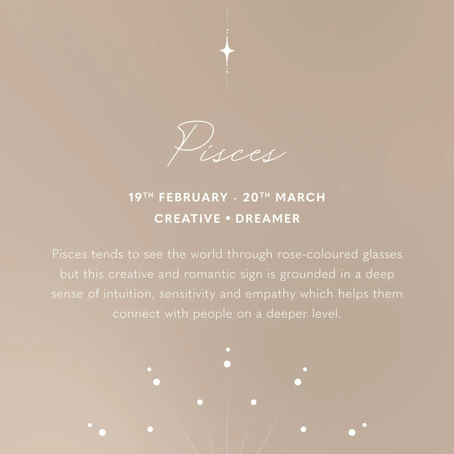 Pisces' Waterproof Gold Zodiac Necklace