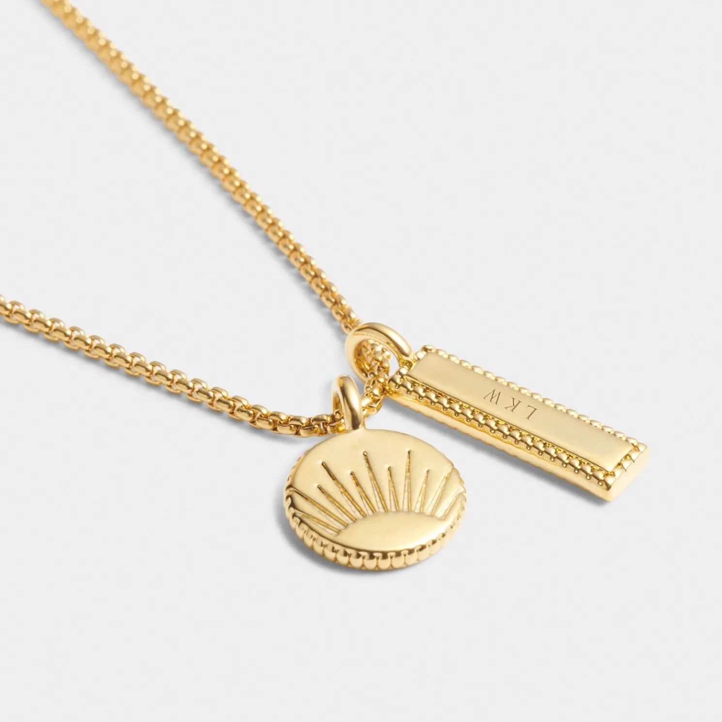 Positivity' Waterproof Gold Charm Bracelet