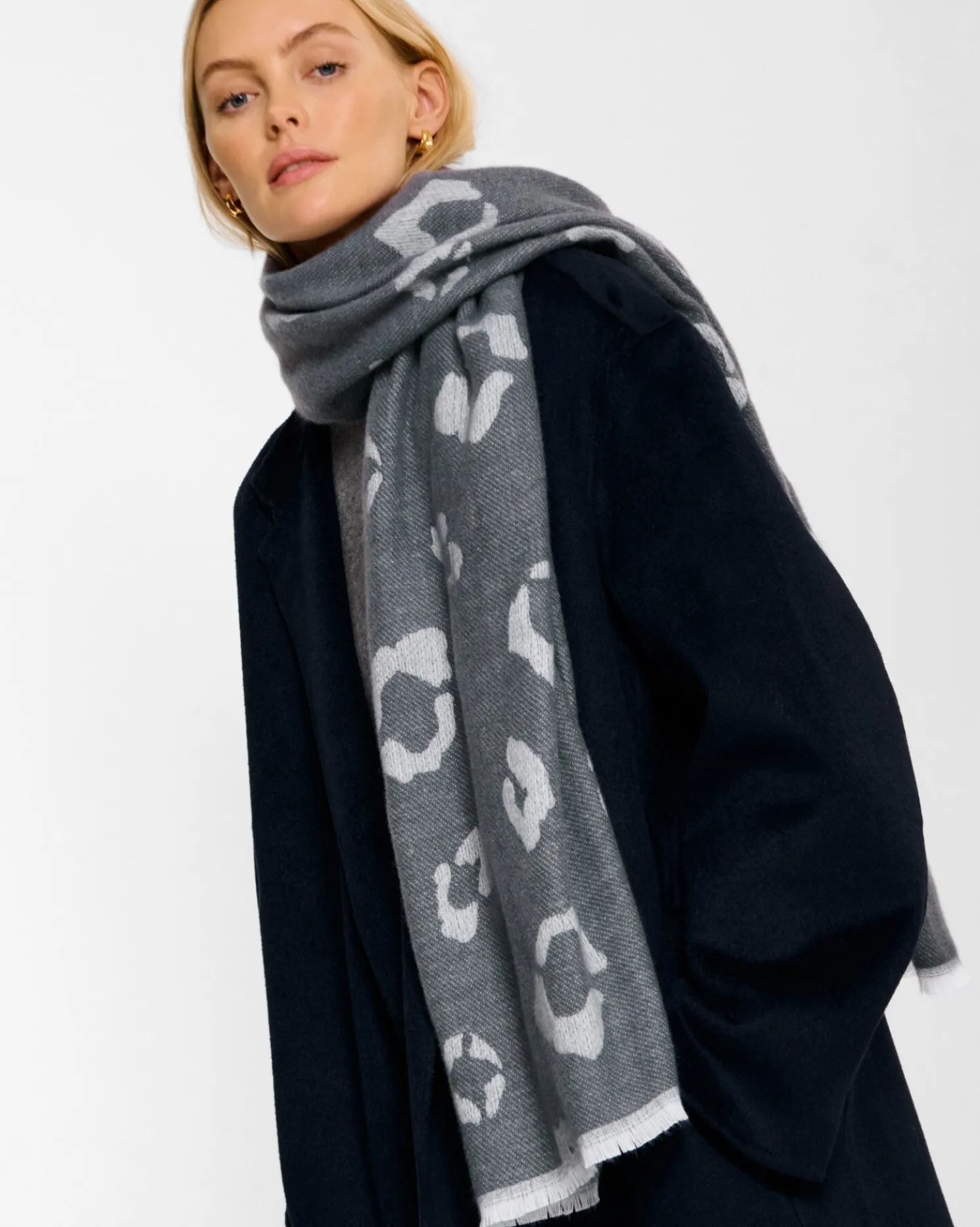 Printed Blanket Scarf